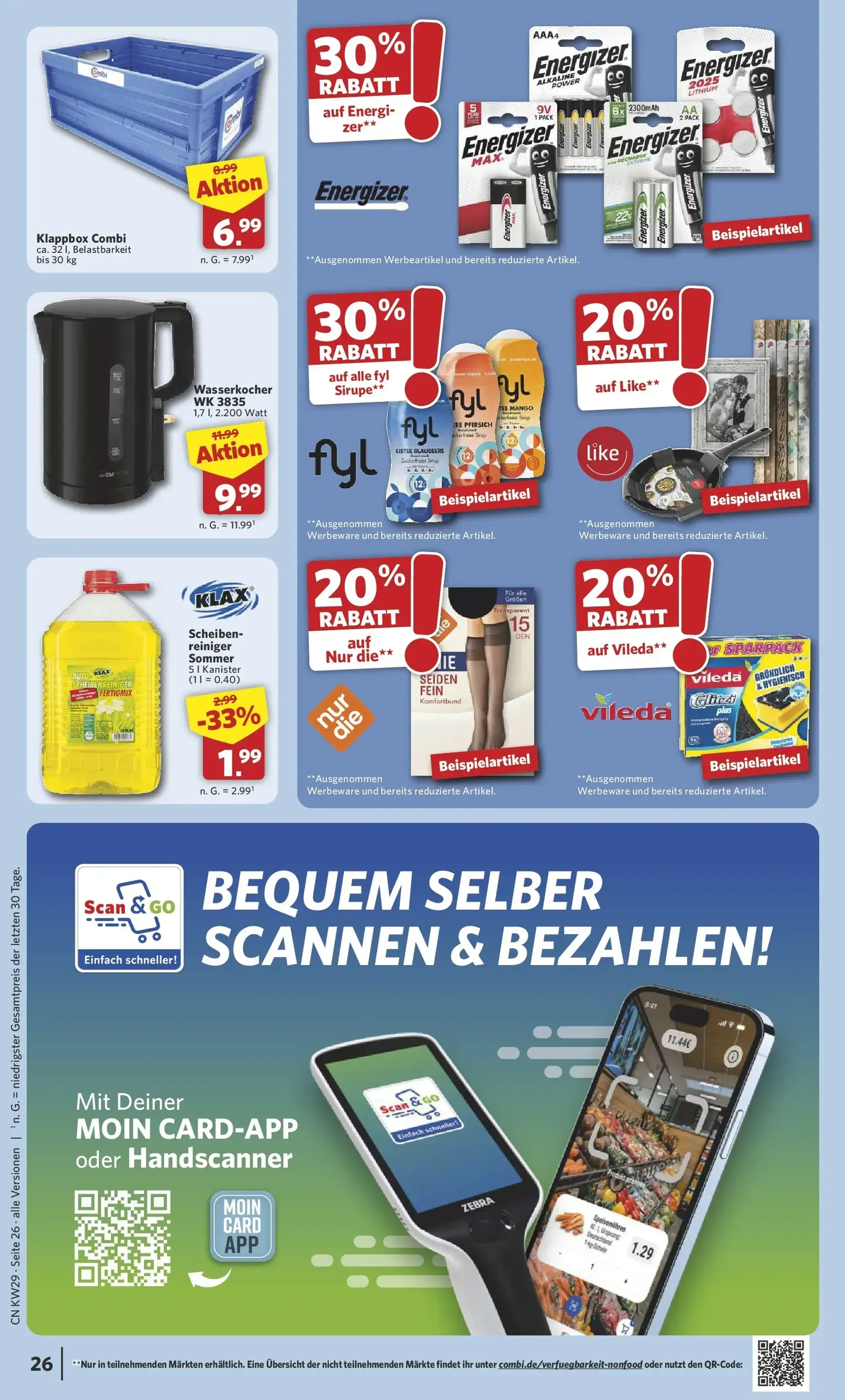Combi - Neuen Markt Prospekt – von Montag 13.07.2026 bis Samstag 18.07.2026 von 13. Juli bis 18. Juli 2026 - Prospekt seite 28