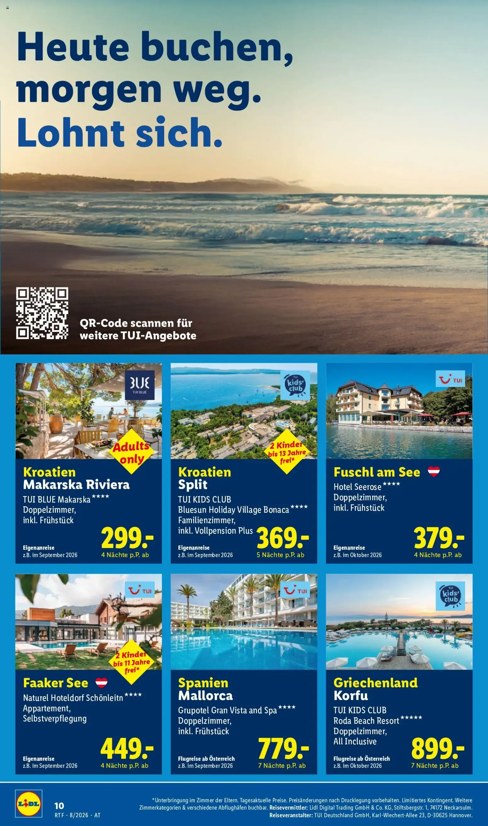 Urlaub in der Heimat buchen lohnt sich. von 12. August bis 15. September 2026 - Flugblätt seite  10