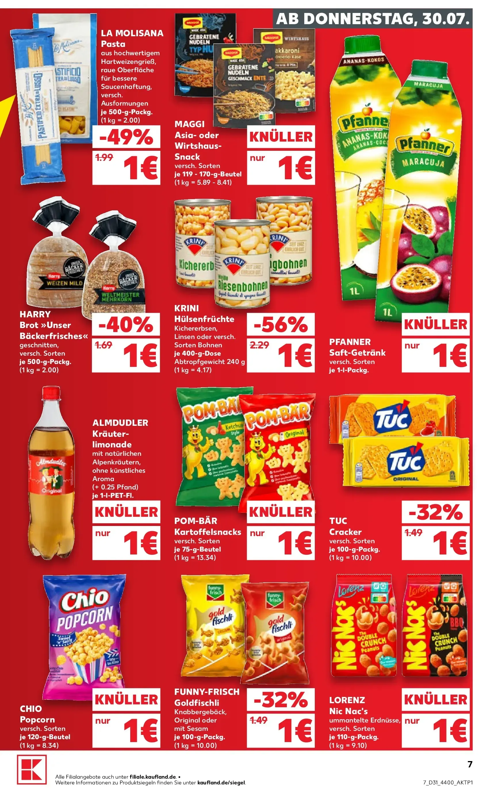 Prospekt Kaufland ab 30.07.2026 » Angebote Online zum Blättern von 30. Juli bis 5. August 2026 - Prospekt seite 7