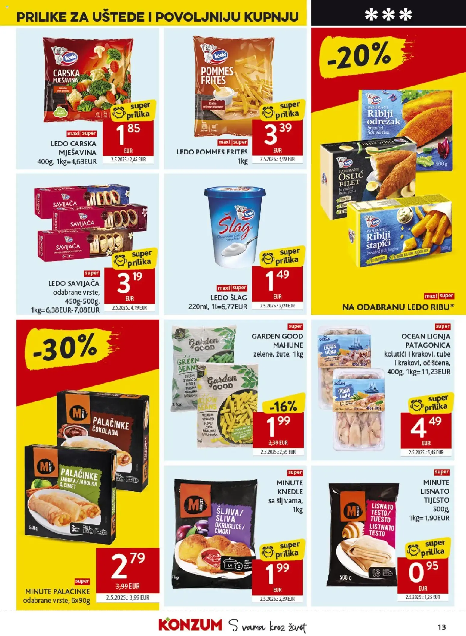 Katalog Konzum Katalog od 29. srpnja do 3. kolovoza 2026. - Pregled Stranica 13