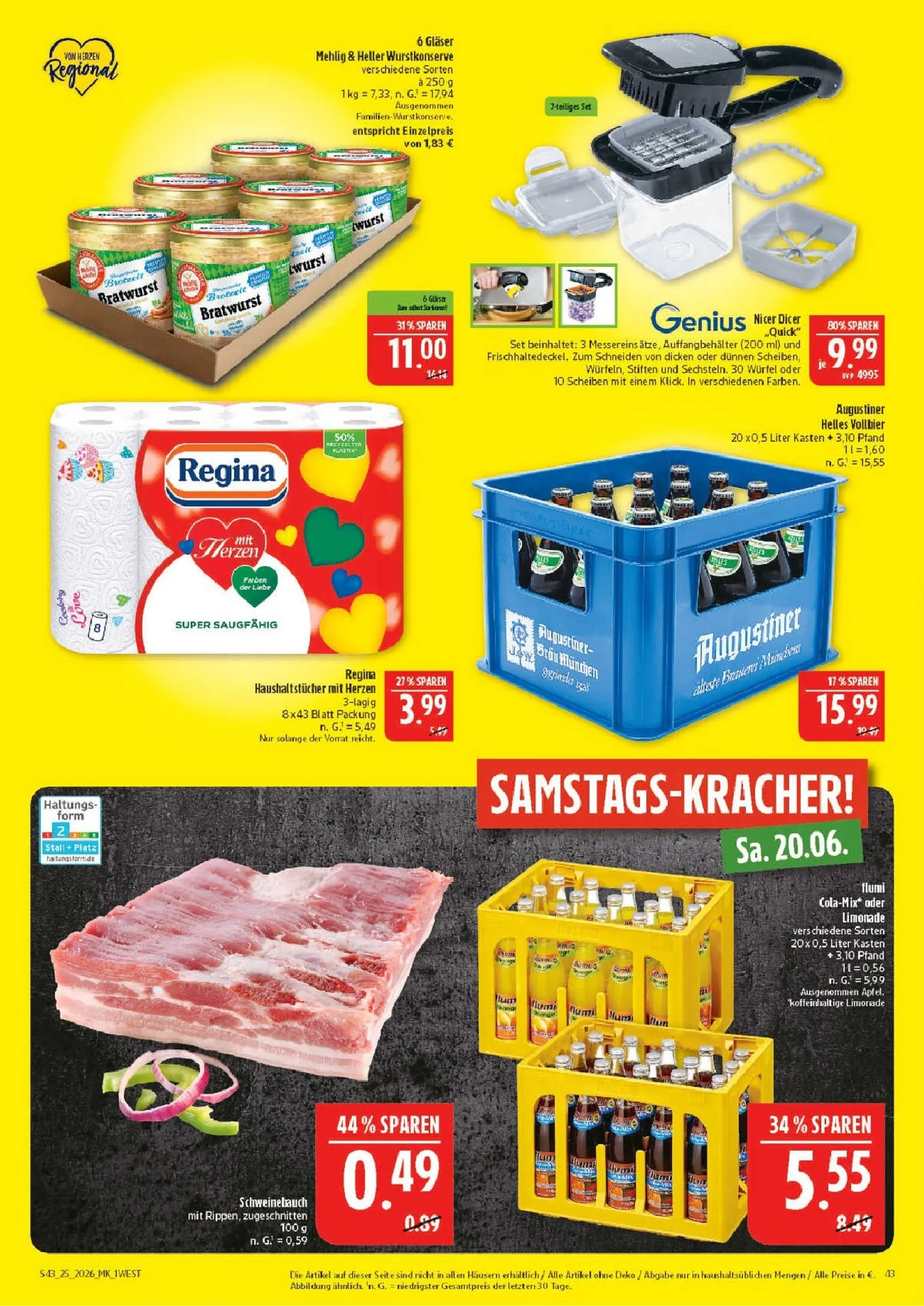 Marktkauf Prospekt nächste Woche – von Montag 15.06.2026 bis Samstag 20.06.2026 von 15. Juni bis 20. Juni 2026 - Prospekt seite 43