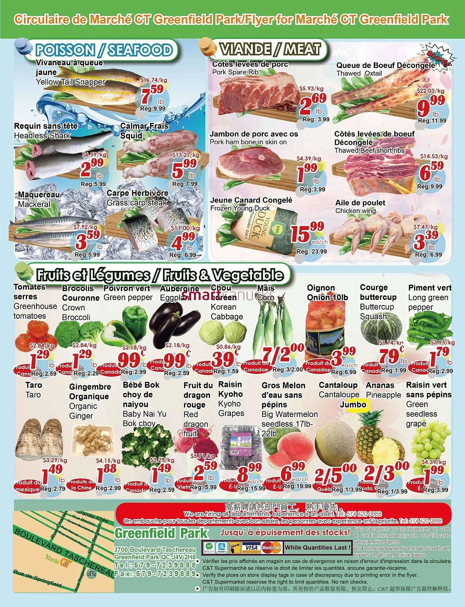 Marché Greenfield Park from August 20 to August 26 2026 - flyer page 4