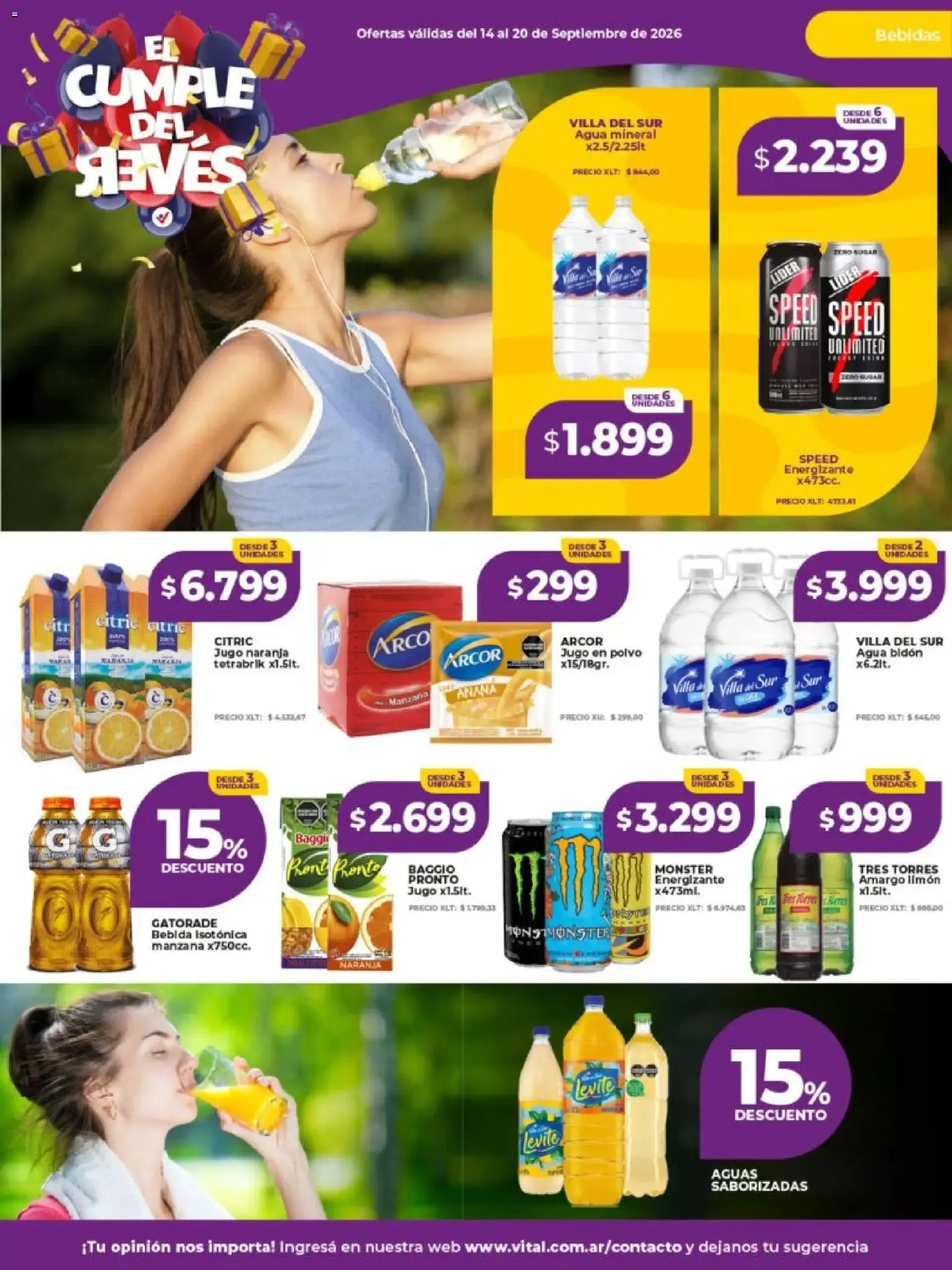 Ofertas de Vital - Ofertas || del 14/09/2026 - 20/09/2026 || Catálogo 14 de septiembre al 20 de septiembre 2026 - Página 15 del catálogo