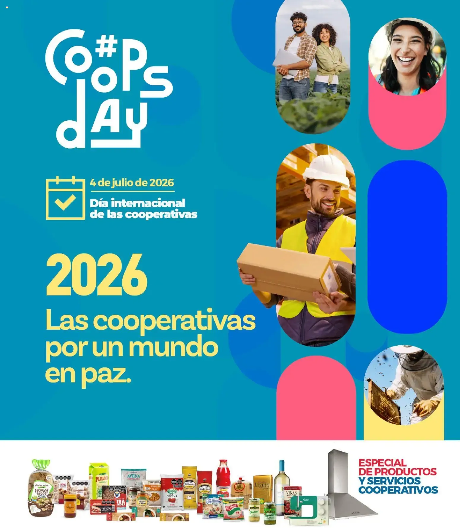 Ofertas de Día Internacional de las Cooperativas 2026: Las cooperativas por un mundo en paz. 4 de julio al 4 de julio 2026 - Página 1 del catálogo