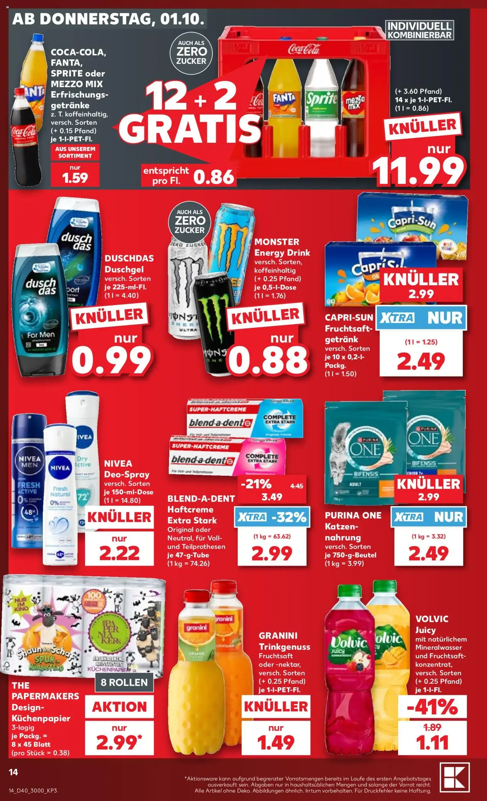 DEUTSCHLANDS BESTE PREISE van 1 oktober tot 7 oktober 2026 - Folder pagina 14