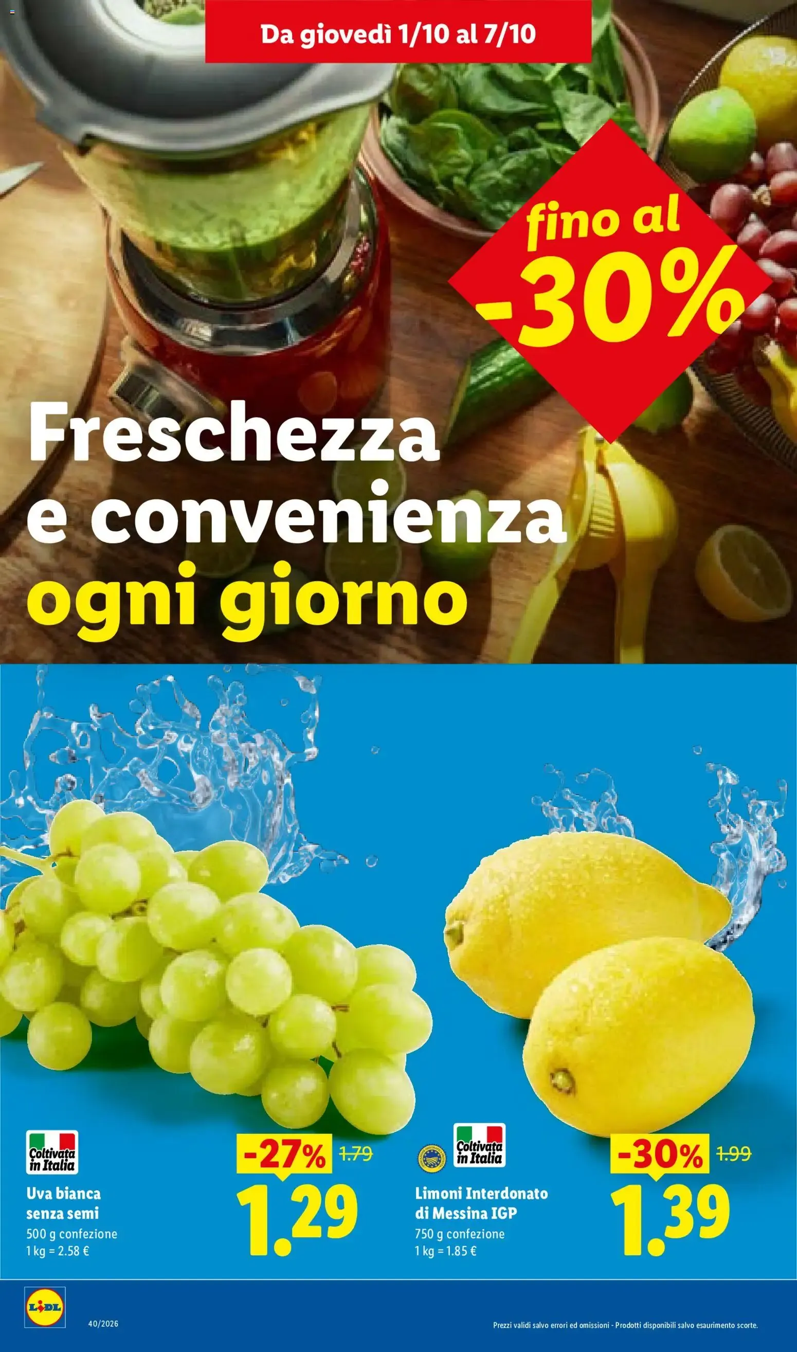 Grandi Offerte da 1 ottobre a 7 ottobre di 2026 - Pagina del volantino 4