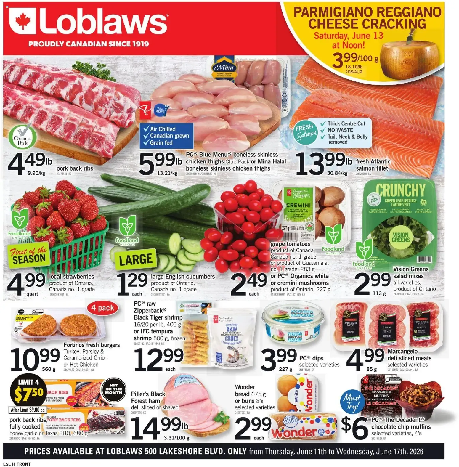 Loblaws flyer - ON from Jun 11, 2026 > weekly specials & deals from June 11 to June 17 2026 - flyer page 1