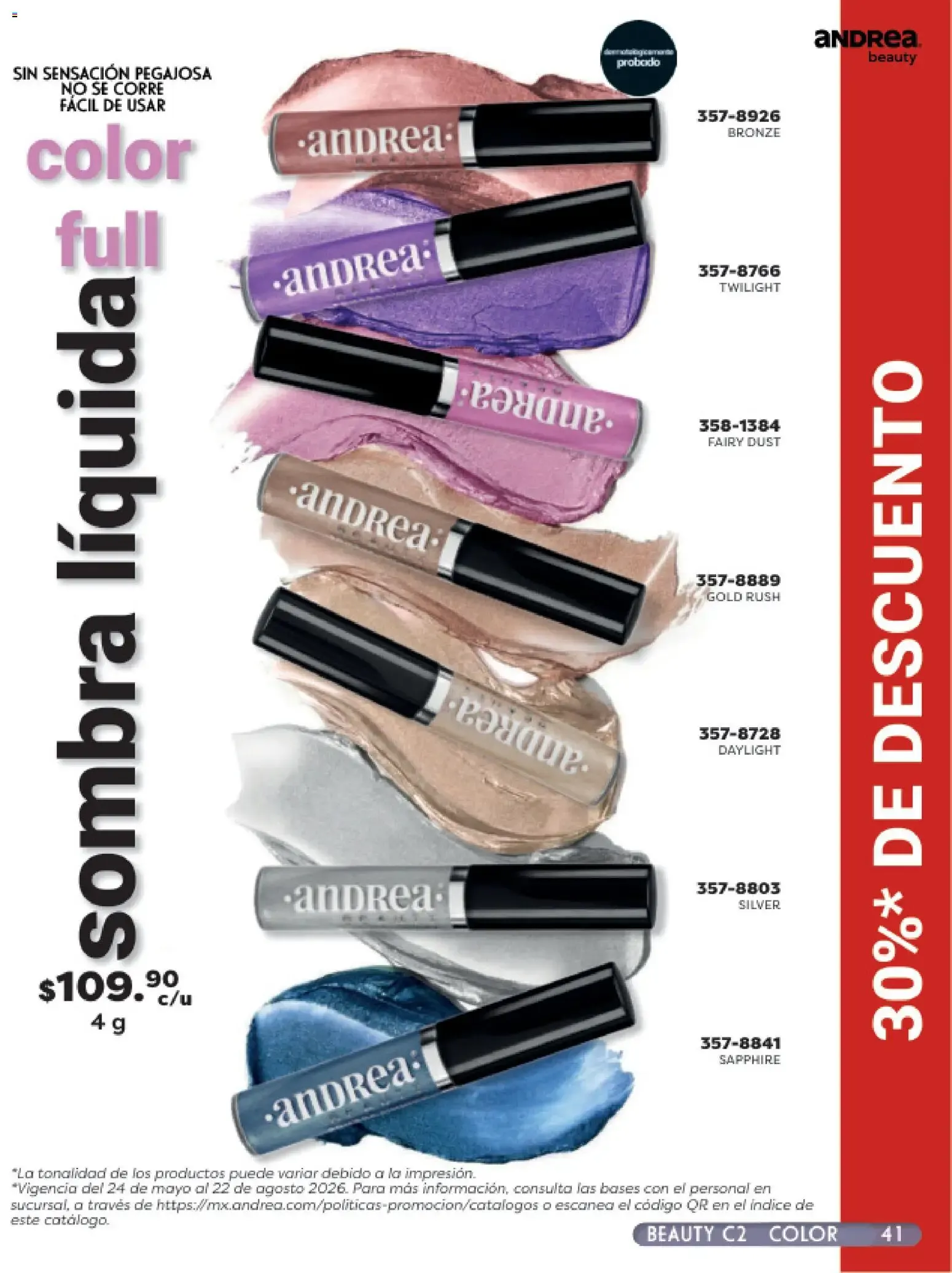 Catálogo de Andrea catálogo Beauty 2026 - Catálogos en línea de 24/05 - 22/08 24 de mayo al 22 de agosto 2026 - Pagina 41