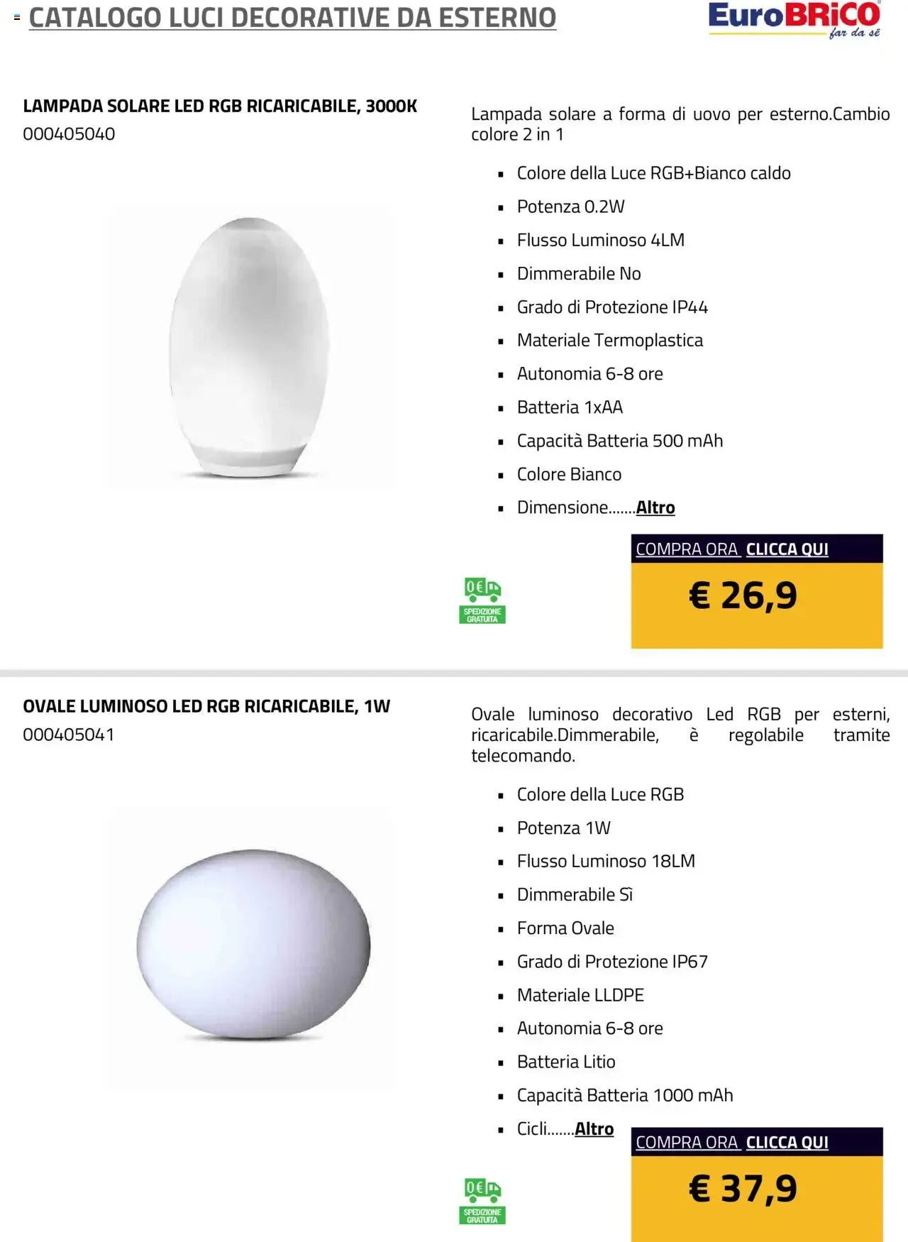Eurobrico - Catalogo Luci Decorative da Esterno da 1 gennaio a 31 dicembre di 2025 - Pagina del volantino 13