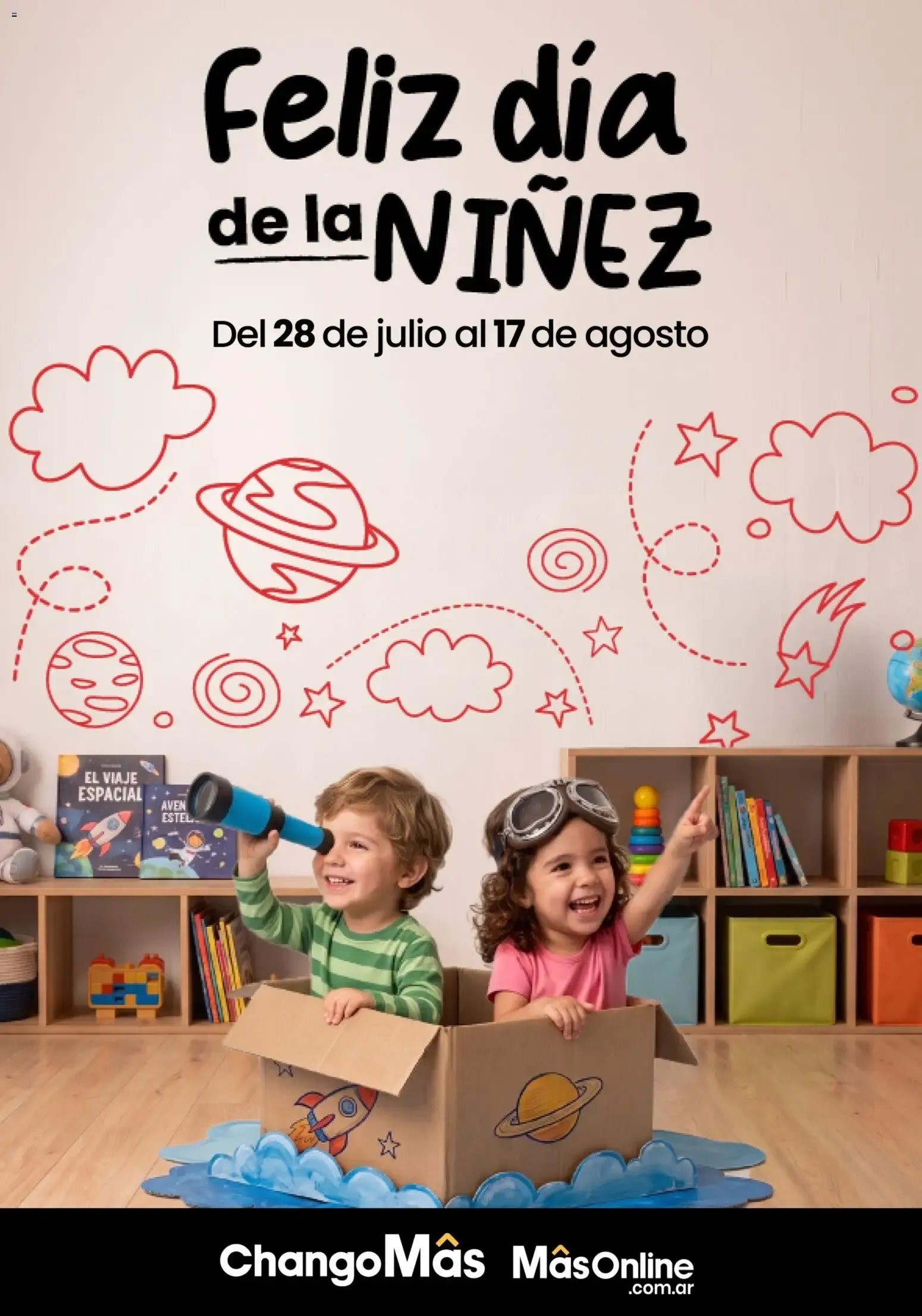 Ofertas de Changomas Feliz dia de la Niňez || del 28/07/2026 - 17/08/2026 || Catálogo 28 de julio al 17 de agosto 2026 - Página 1 del catálogo