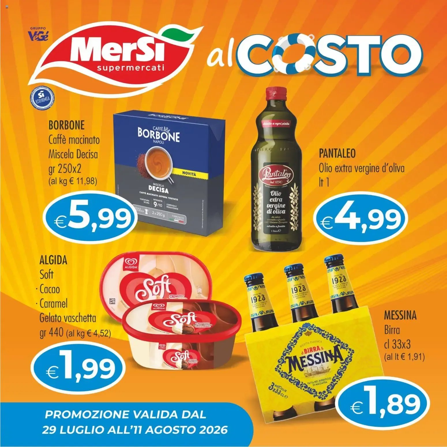 Mersi Supermercati al COSTO