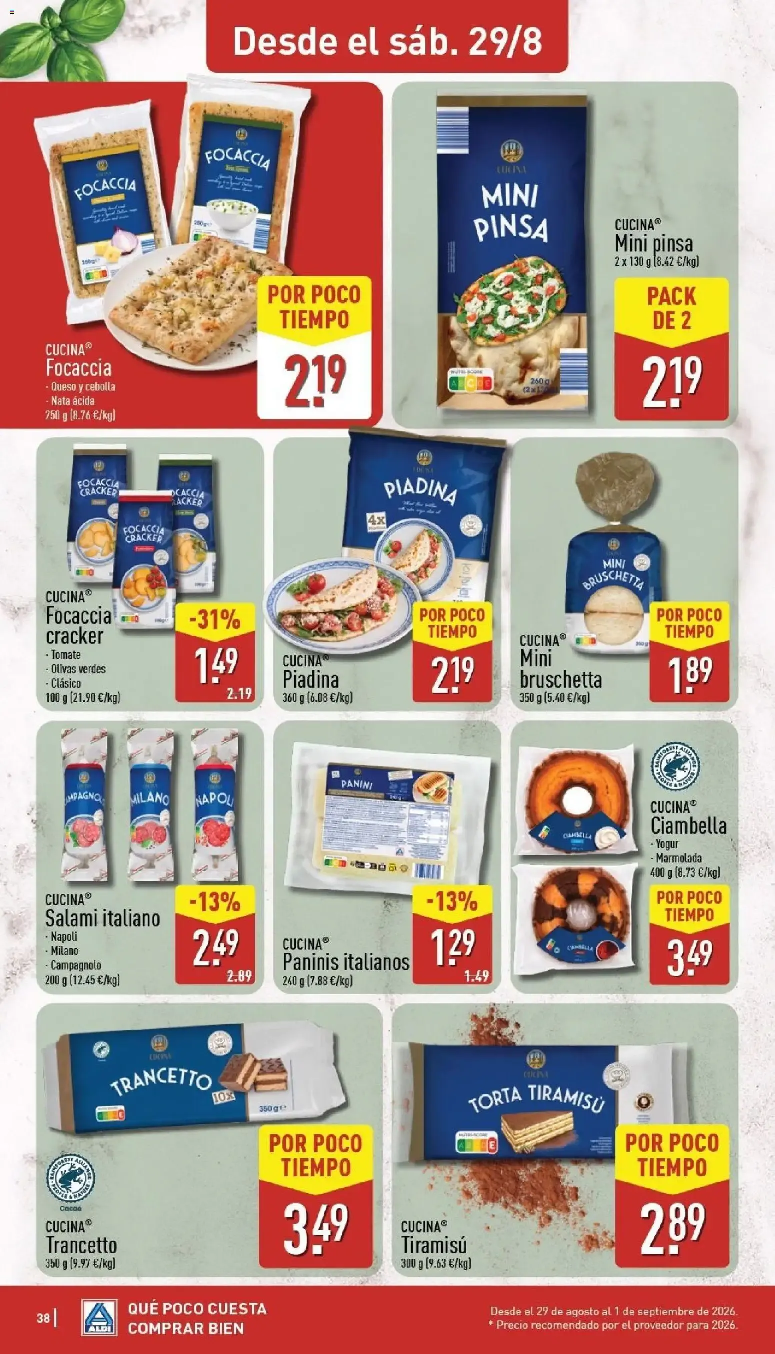 Catálogo de Aldi folleto Canarias del 24/08/2026 | Catálogo 24 de agosto al 30 de agosto 2026 - Página 38