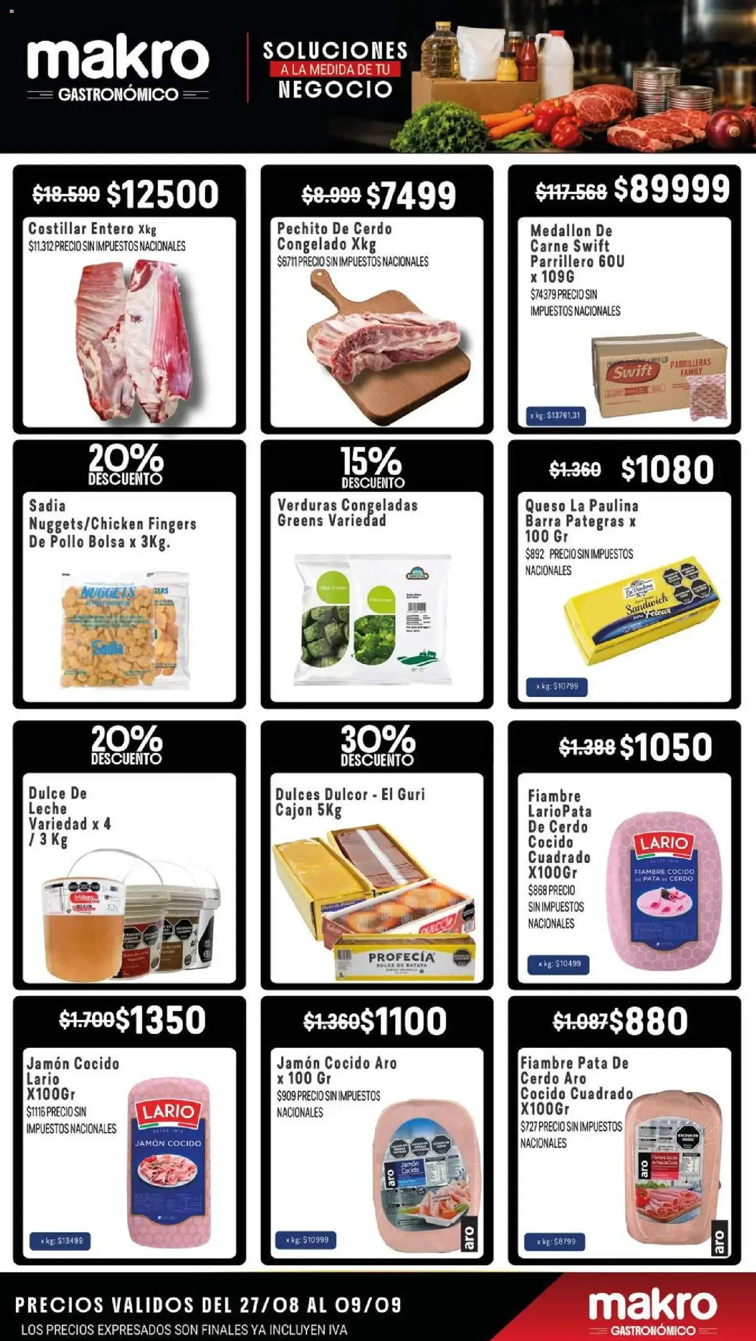 Ofertas de Makro Ofertas GASTRONÓMICO del 27/08/2026 - 09/09/2026 27 de agosto al 9 de septiembre 2026 - Página 2 del catálogo