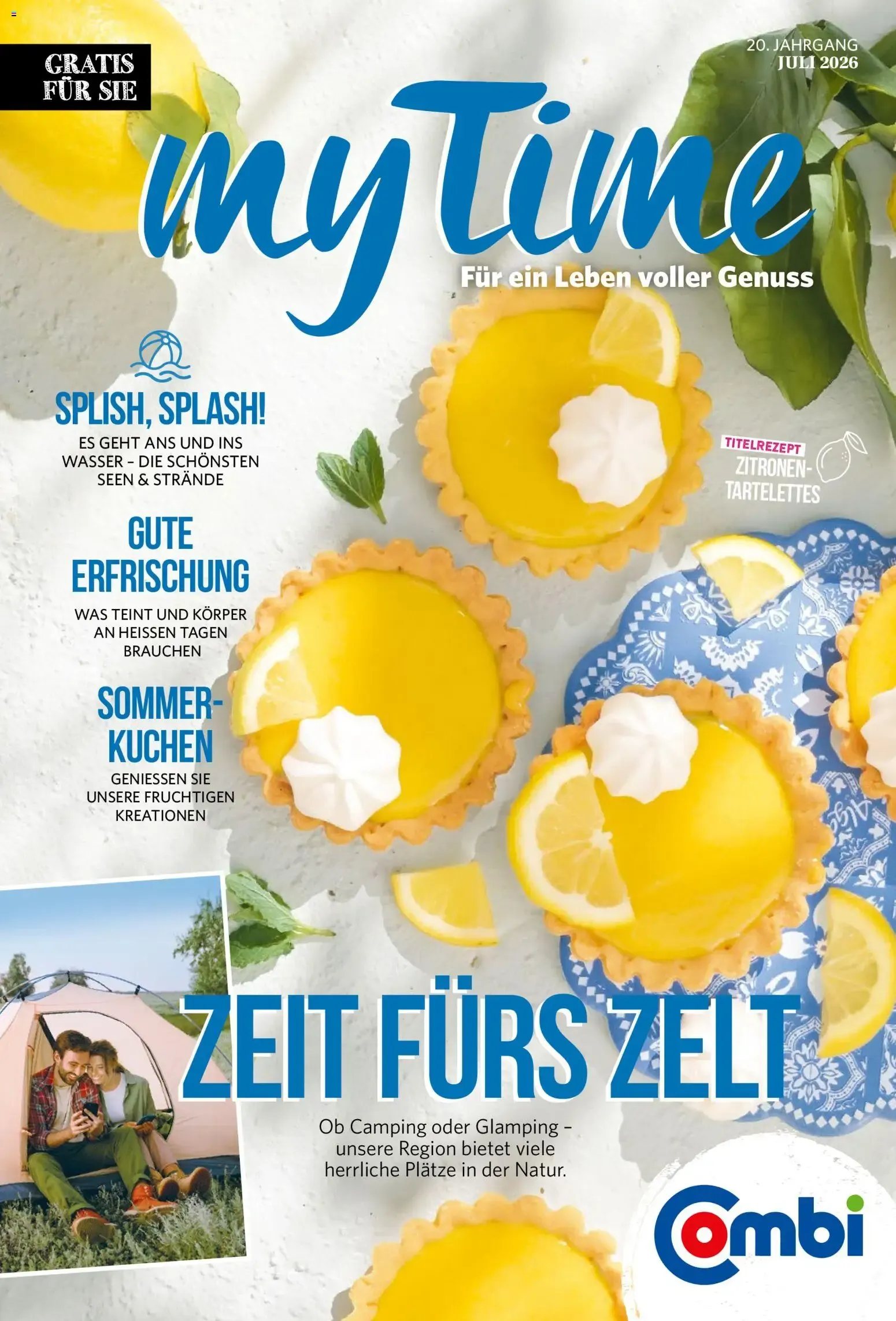 Combi myTime Juli 2026 (ab 01.07.2026) zum Blättern von 1. Juli bis 31. Juli 2026 - Prospekt seite 1