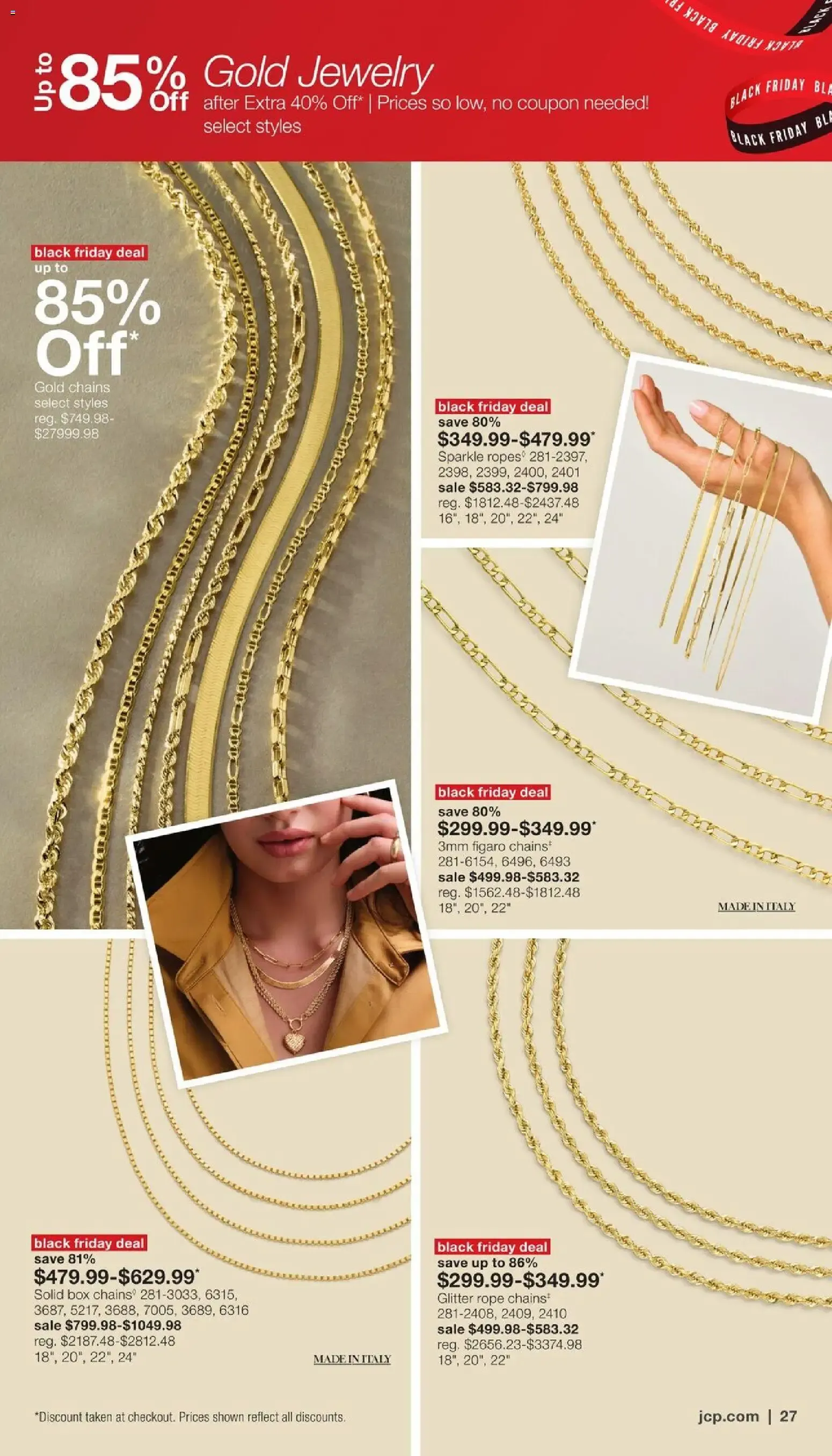 Weekly ad JCPenney Black Friday Early Access Jewelry Deals from October 26 to November 15 2026 - Page 27
