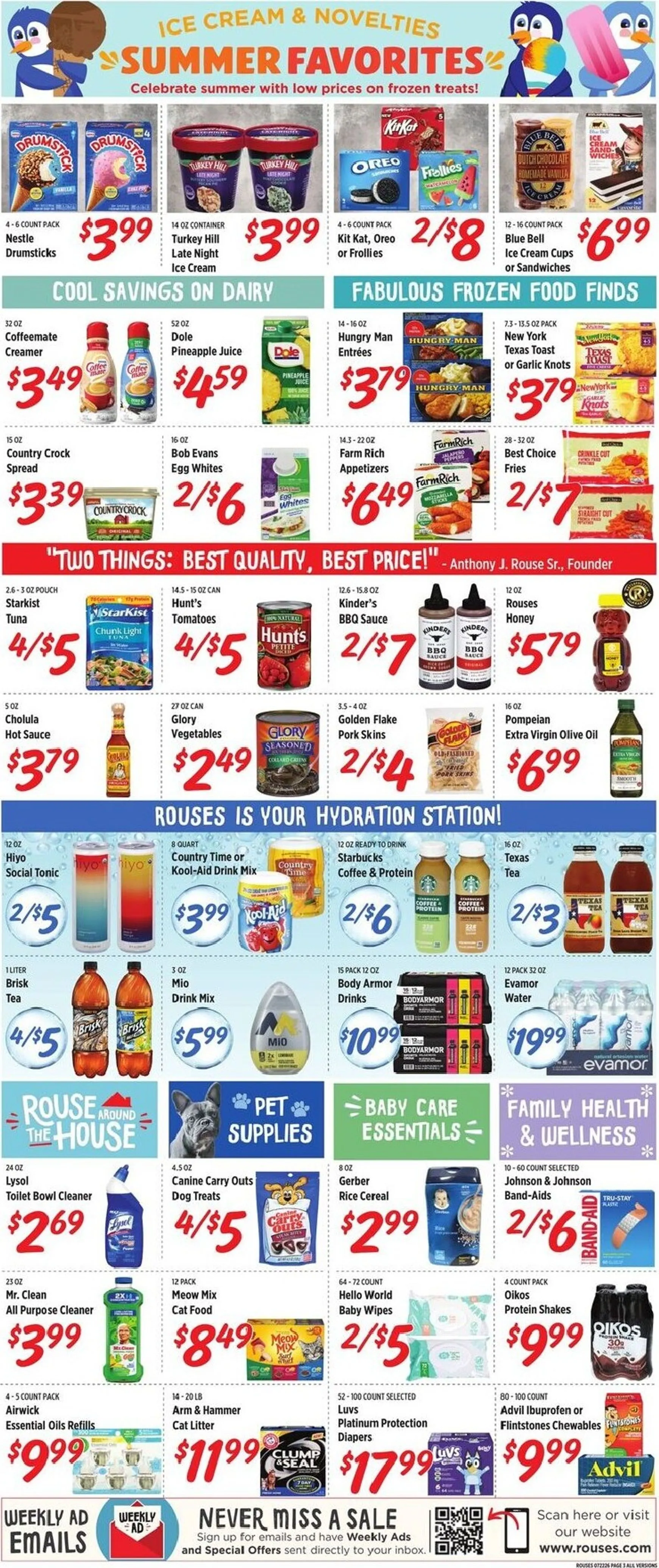 Weekly ad Current Rouses Markets leaflet valid from Wednesday 07/22/2026 to Wednesday 07/29/2026 from July 22 to July 29 2026 - Page 7