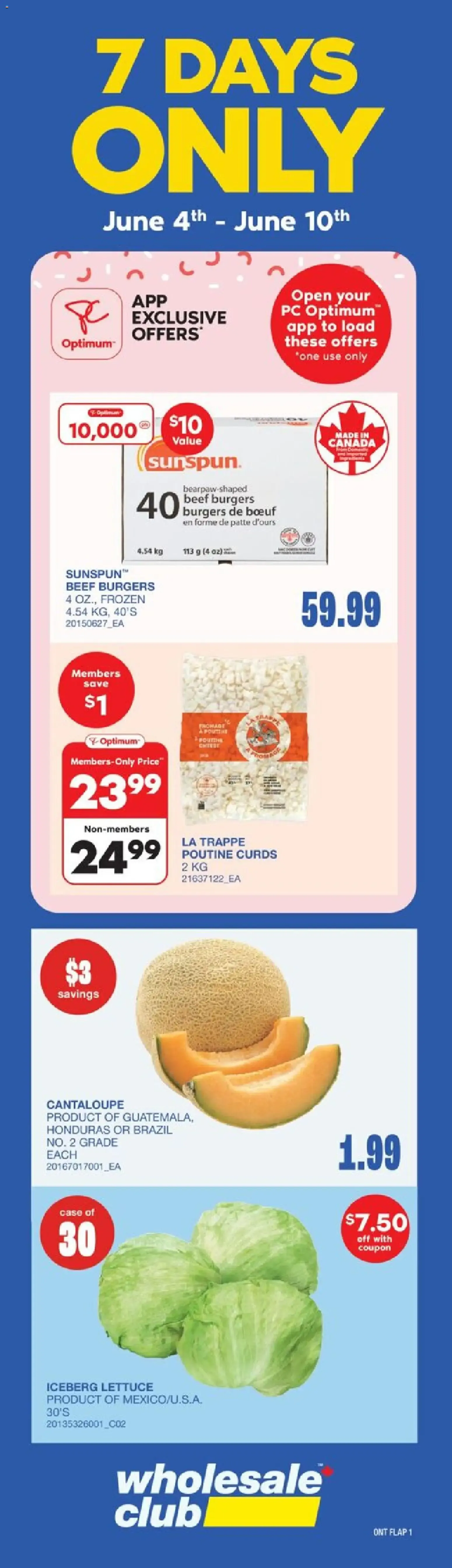 Wholesale Club weekly flyer / circulaire from Jun 4, 2026 > weekly specials & deals from June 1 to June 30 2026 - flyer page 2