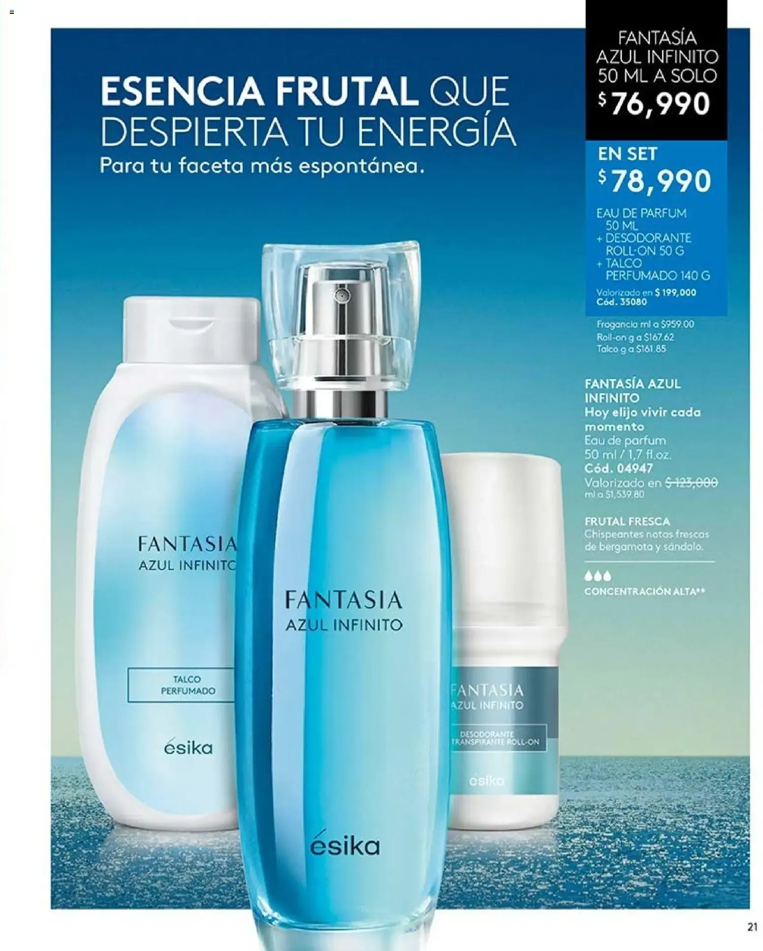 Catalogo de Esika Catálogo: Nuevo Perfume Aura Emerald C-12/2026 7 de agosto al 27 de agosto 2026 - Pag 21