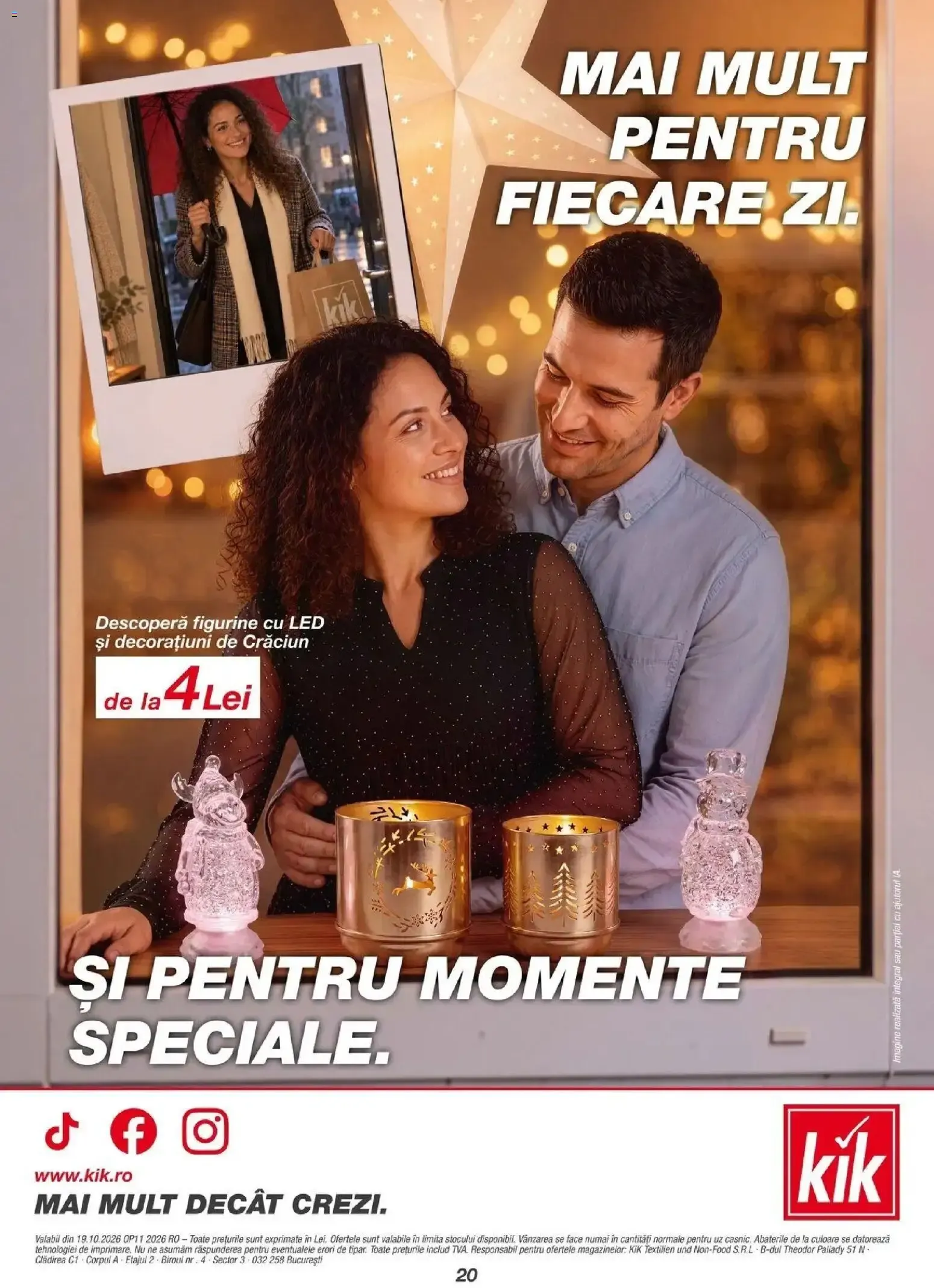 Catalog Mai multă magie de Crăciun în casa ta. de la 19 octombrie până la 24 octombrie 2026 - Revista Pagina 20