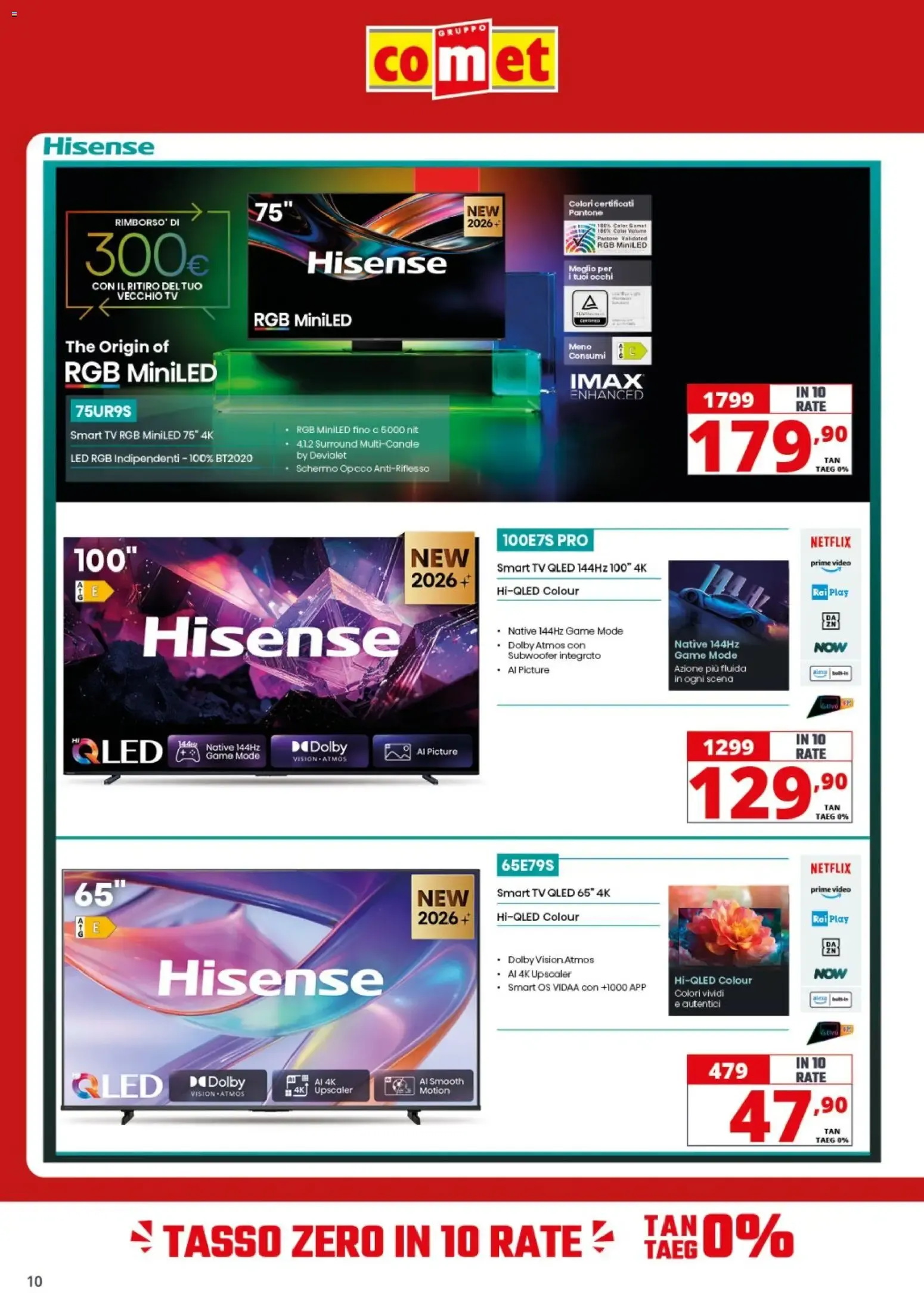 Nuovo Comet volantino Audio Video dal 09/10/2026 > offerte anteprima 🛍️ da 9 ottobre a 28 ottobre di 2026 - Pagina del volantino 10