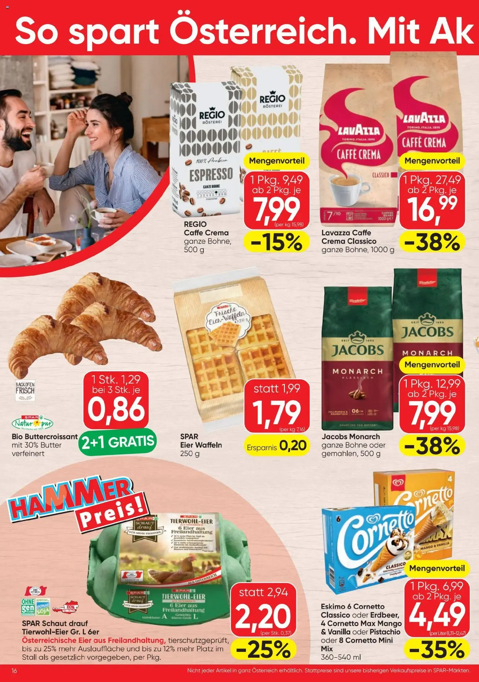Spar - Flugblatt (30.07.2026) - Angebote und Prospekt von 30. Juli bis 12. August 2026 - Flugblätt seite 16