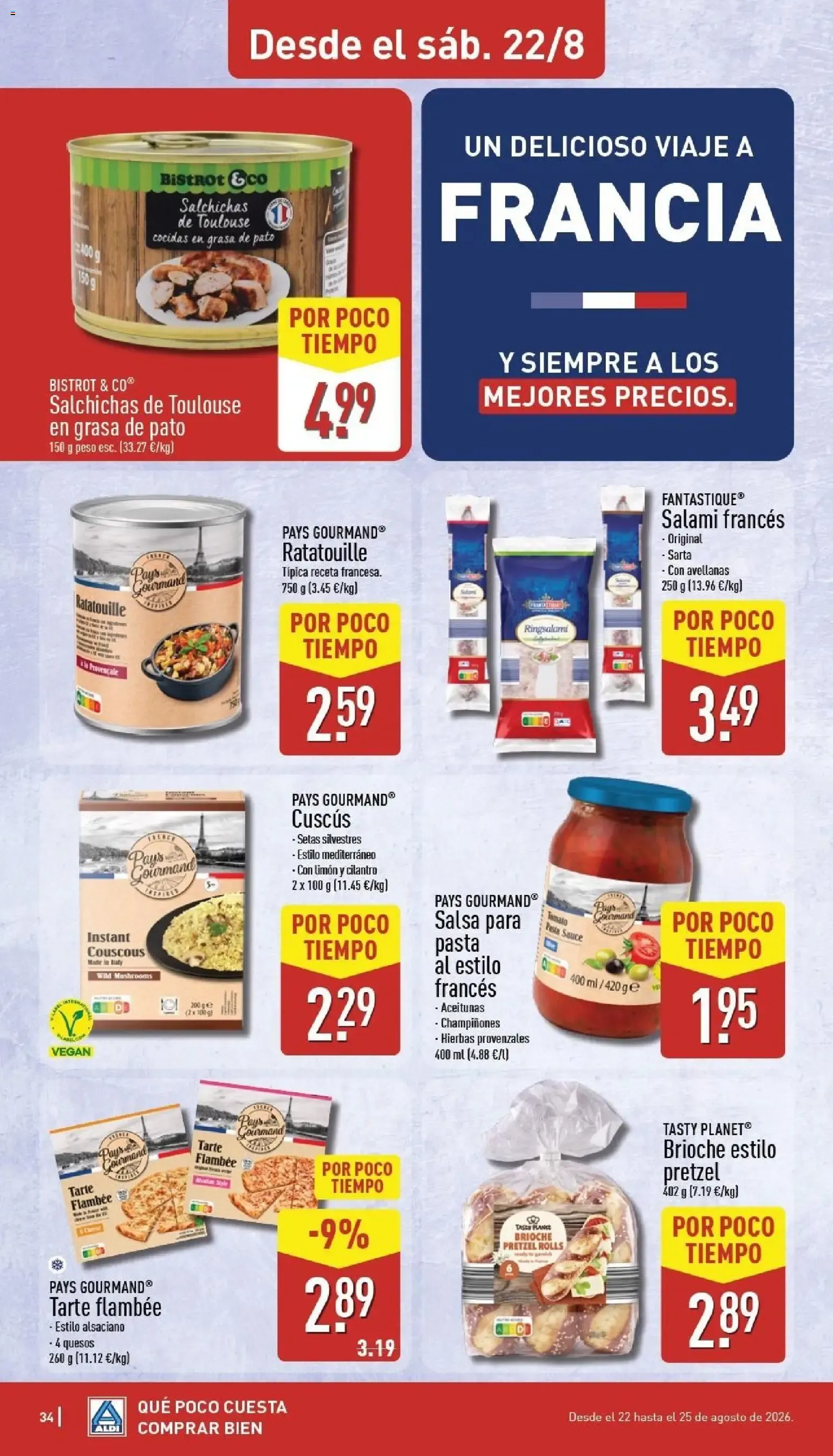 Catálogo de Aldi: Frescura a precios para tirarse a la piscina 17 de agosto al 23 de agosto 2026 - Página 34