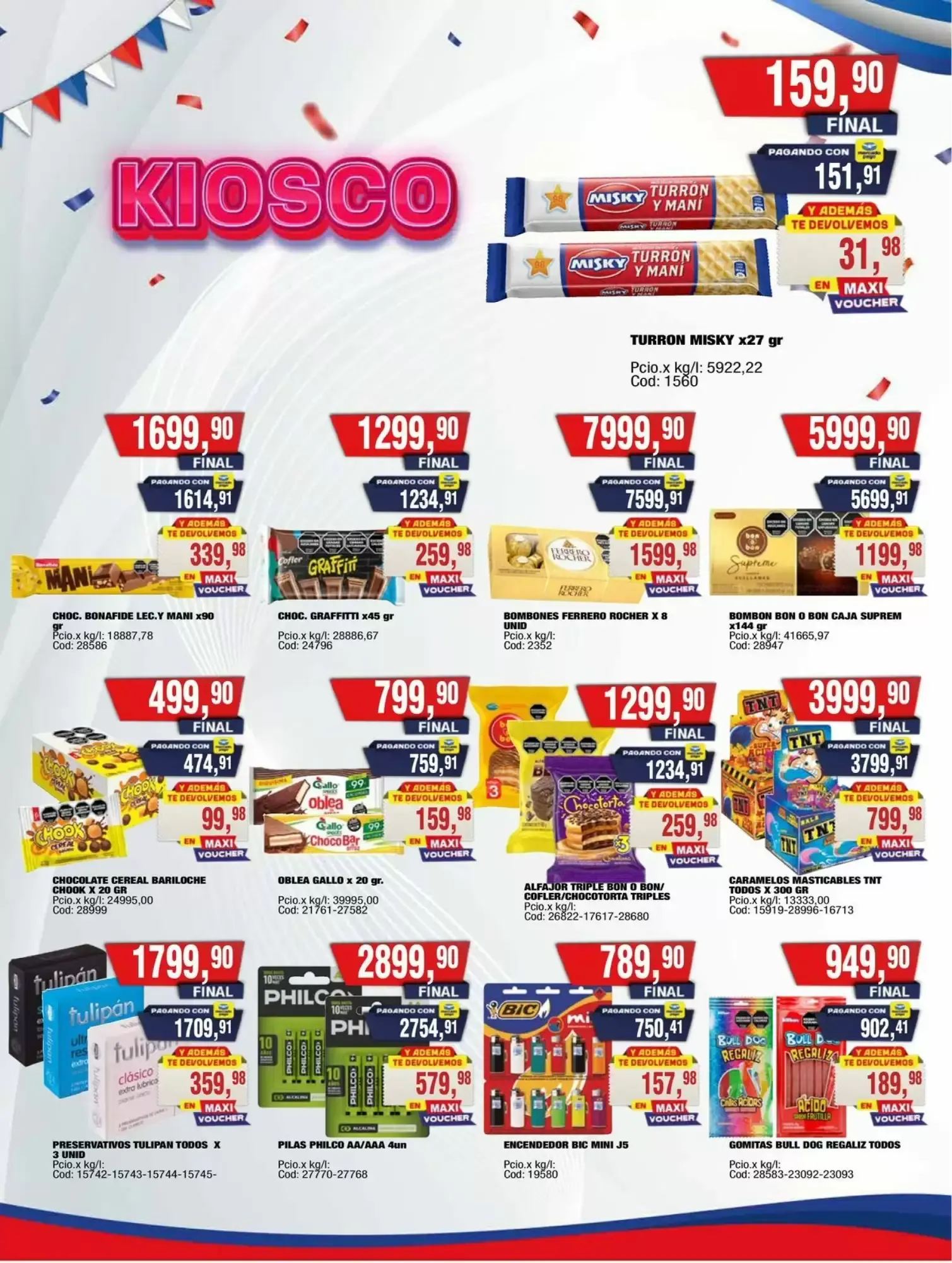Ofertas de SUPERMERCADO MAYORISTA MAXICONSUMO 3 de agosto al 9 de agosto 2026 - Página 12 del catálogo