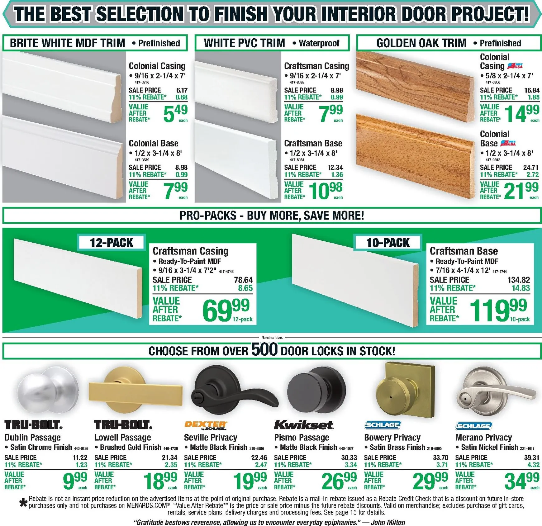 Weekly ad Current Menards leaflet valid from Thursday 10/15/2026 to Sunday 10/25/2026 from October 15 to October 25 2026 - Page 18