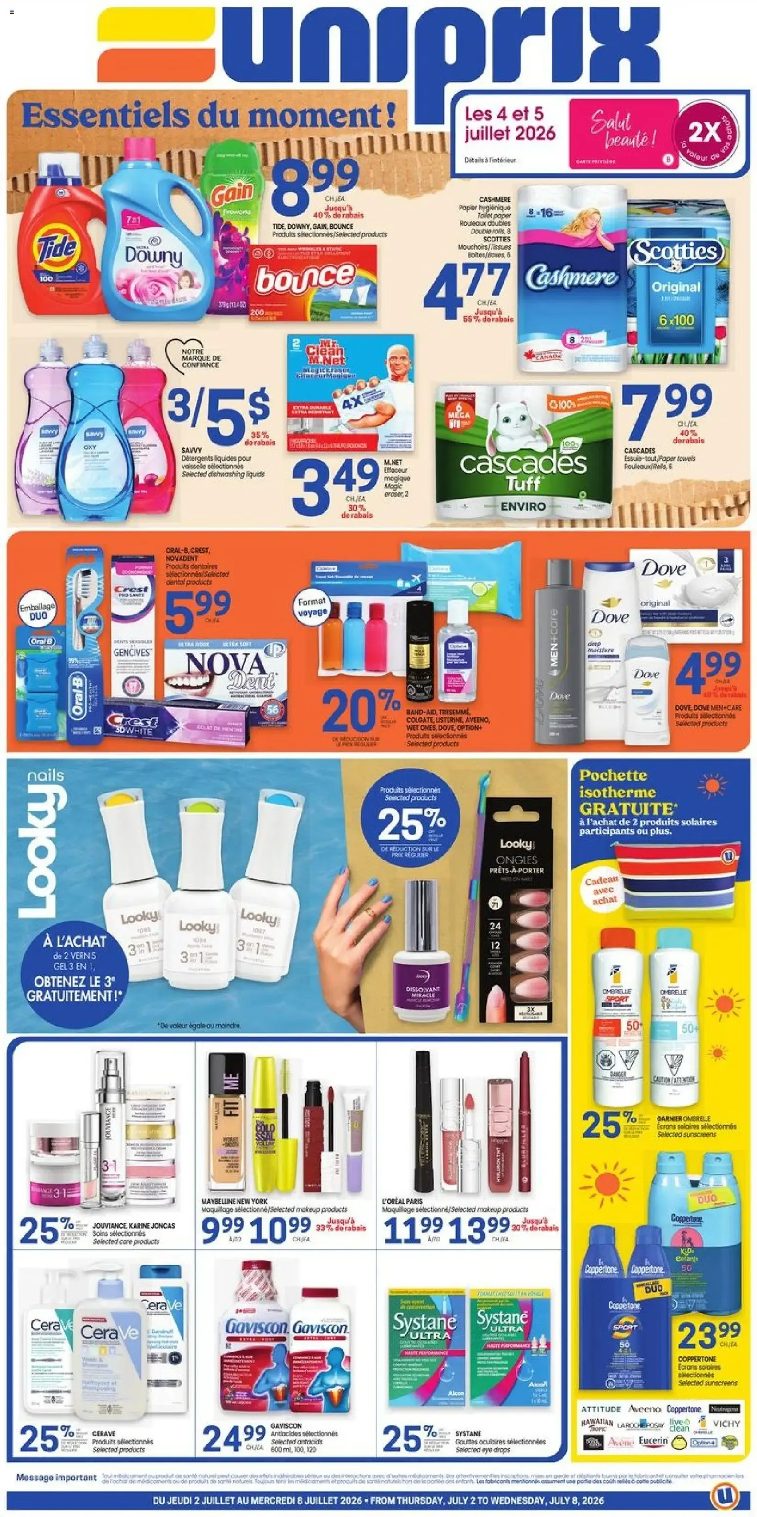 Essentiels du moment! from July 2 to July 8 2026 - flyer page 1