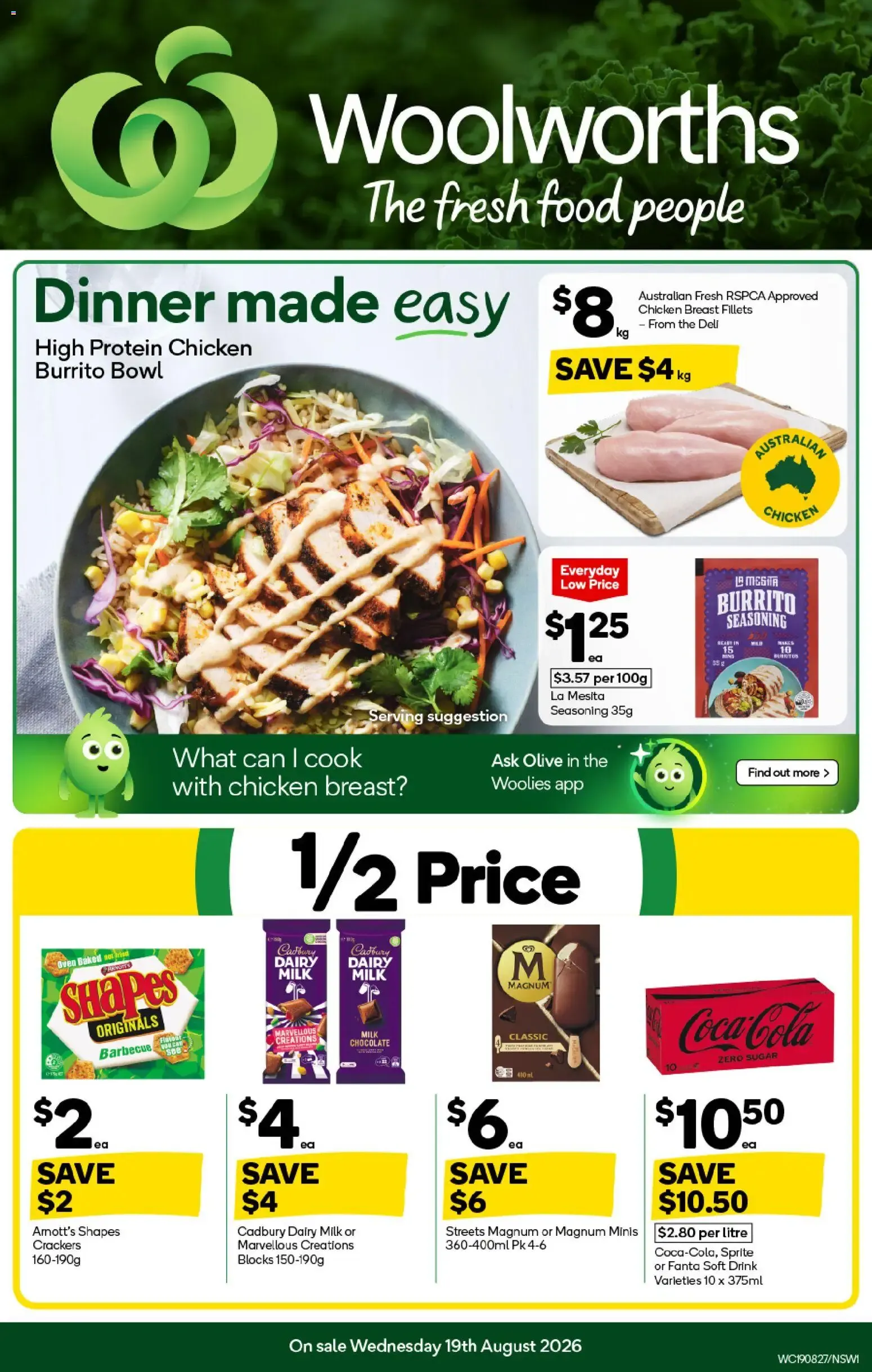 Woolworths catalogue valid from 19/08/2026 > Online Australia - Catalogue valid from 19 August to 25 August 2026 - page 1