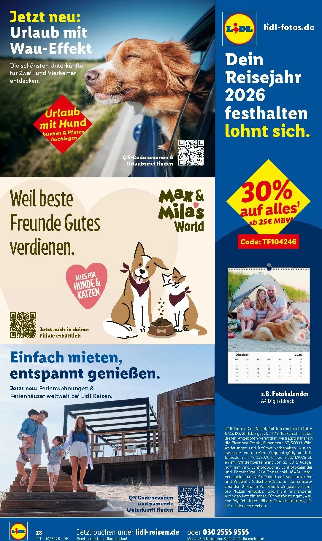 Lidl - Reise-Highlights Prospekt – von Mittwoch 14.10.2026 bis Sonntag 15.11.2026 von 14. Oktober bis 15. November 2026 - Prospekt seite 28