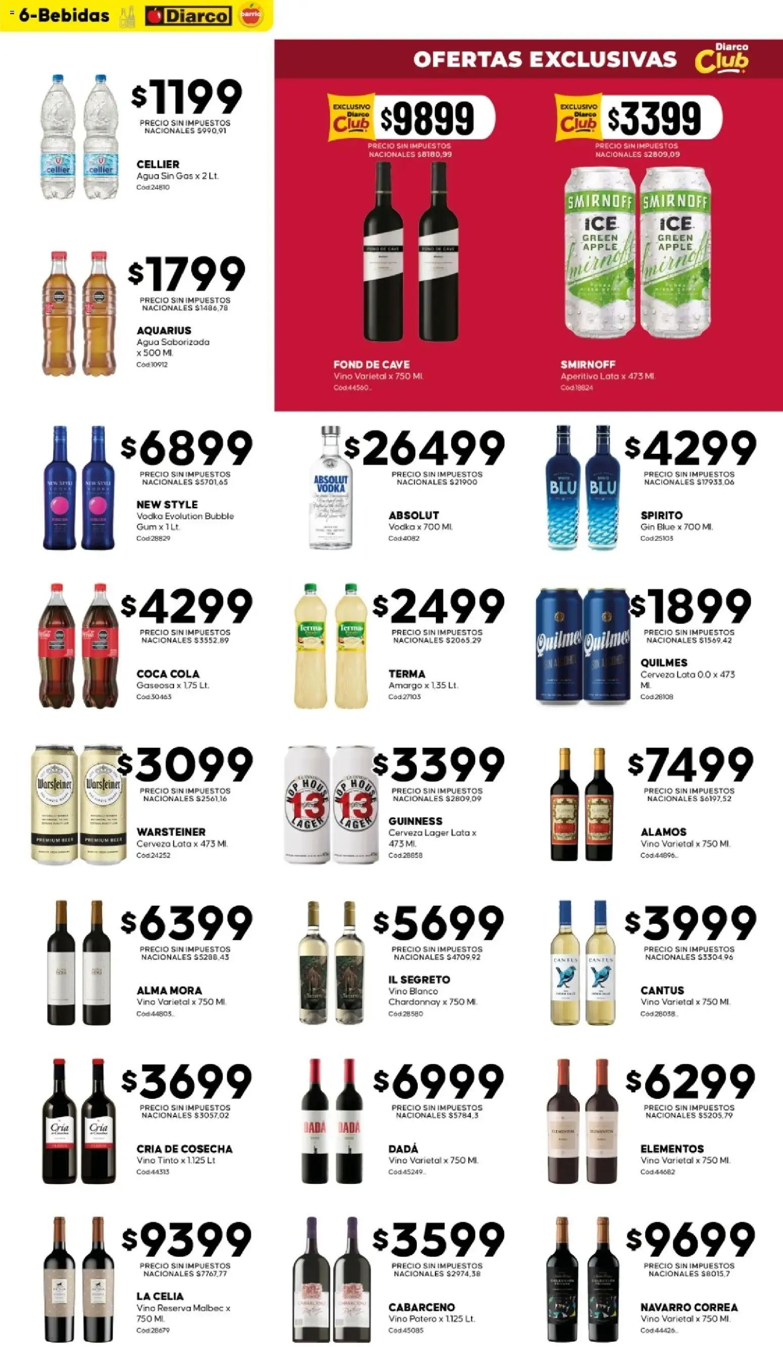 Ofertas de Diarco - OFERTAS DIARCO BARRIO del 26/10/2026 - 30/10/2026 26 de octubre al 30 de octubre 2026 - Página 6 del catálogo