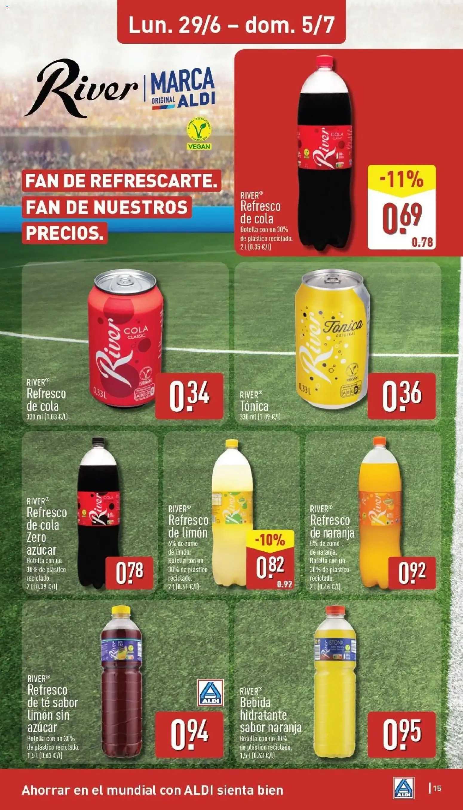 Catálogo de ALDI: Un baño de frescura al mejor precio. 29 de junio al 5 de julio 2026 - Página 15