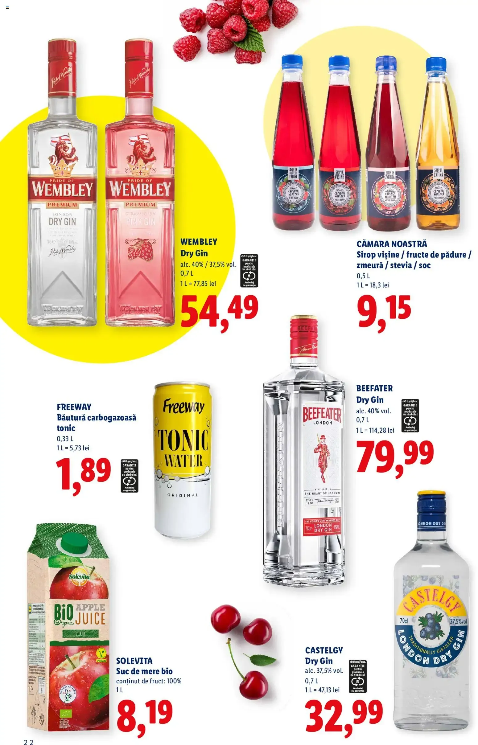 Catalog Băuturi pentru o vară distractivă. Știi că merită. de la 13 iulie până la 13 septembrie 2026 - Revista Pagina 22