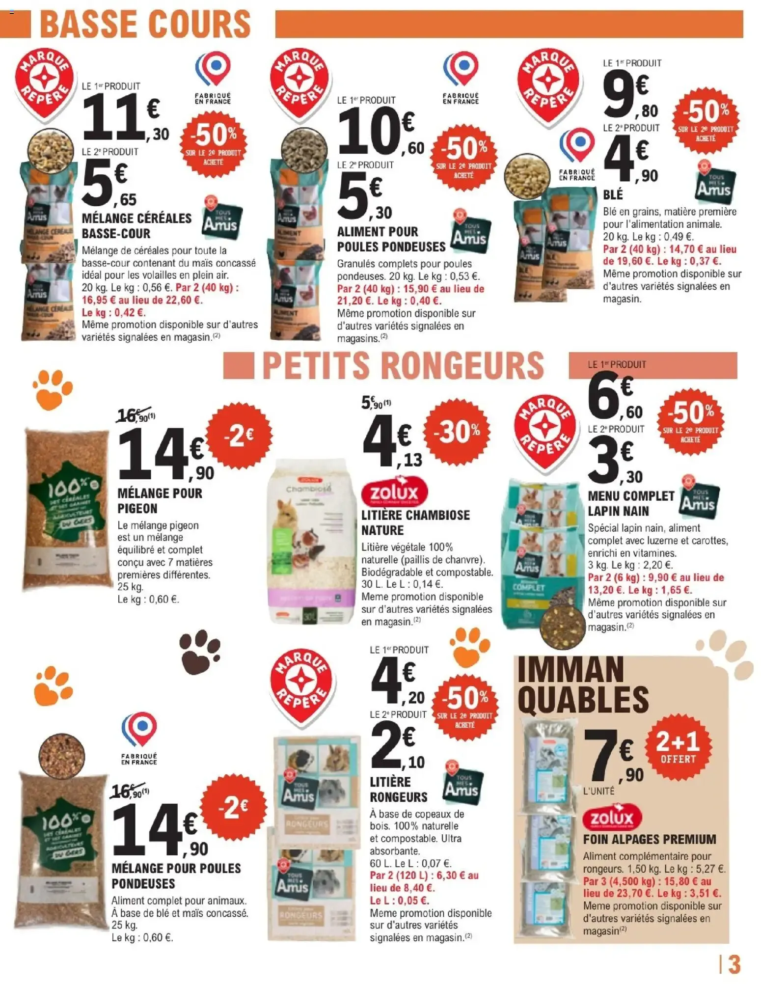 Jardinerie E.Leclerc: Maxi Formats Maxi Économies en Alimentos para Mascotas du 18 août au 29 août 2026 - Catalogue page 3