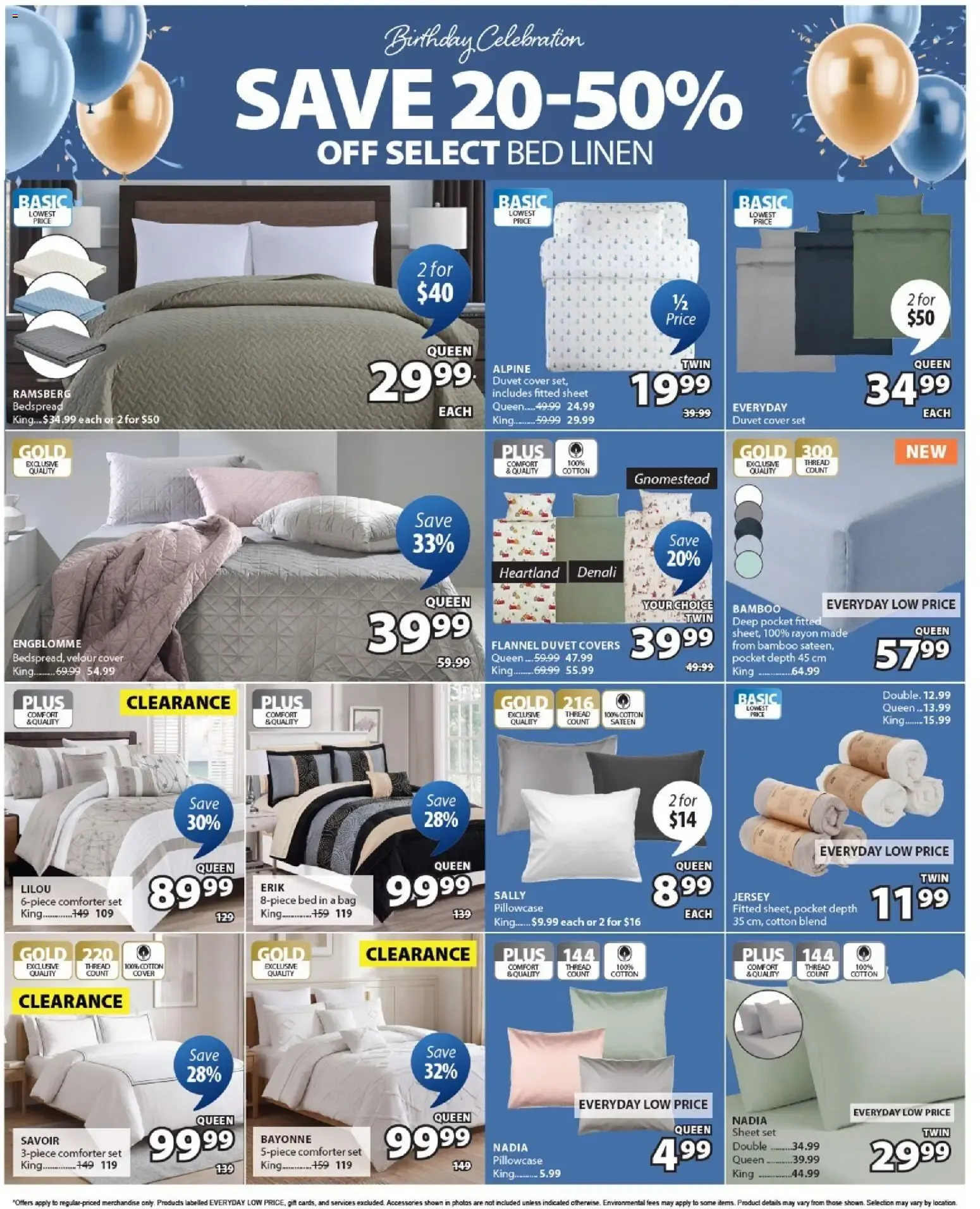 JYSK Birthday Celebration: 30 Years in Canada - Up to 60% Off from September 10 to September 23 2026 - flyer page 11