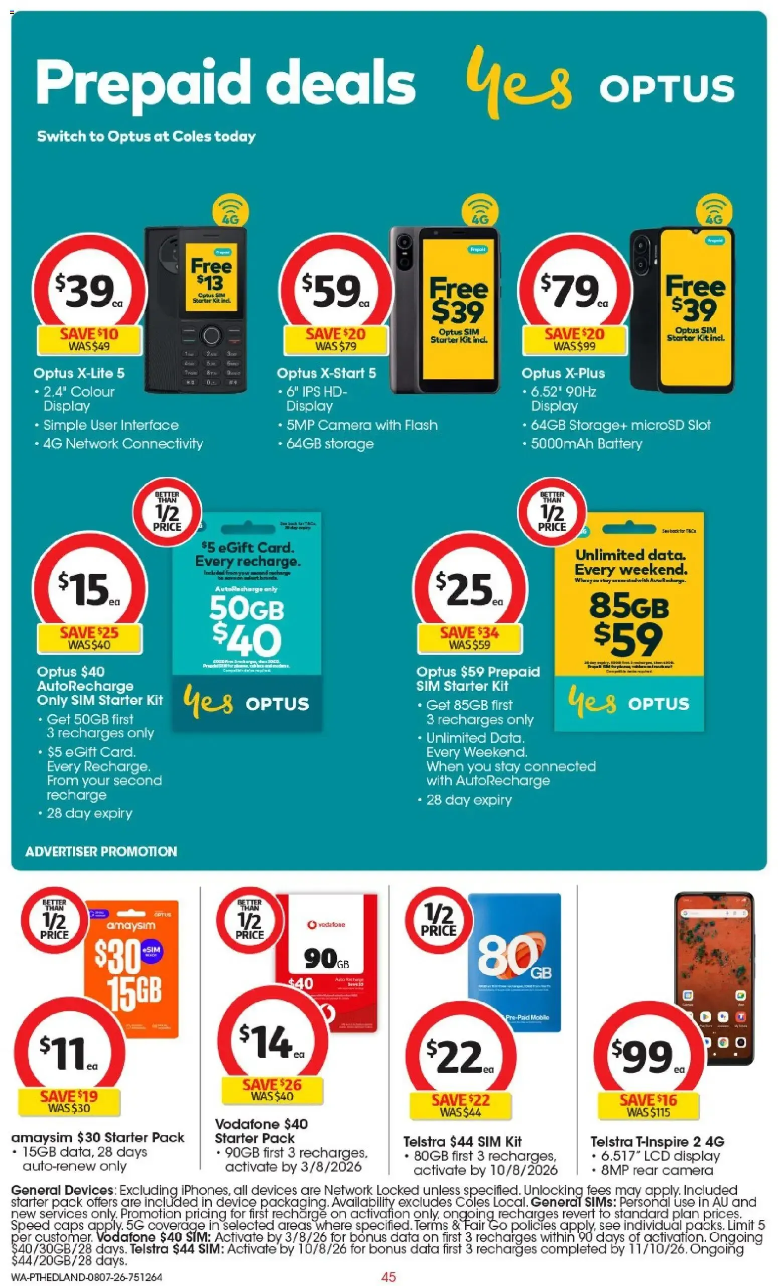 Coles catalogue valid from 08/07/2026 > Online Australia - Catalogue valid from 8 July to 14 July 2026 - page 45