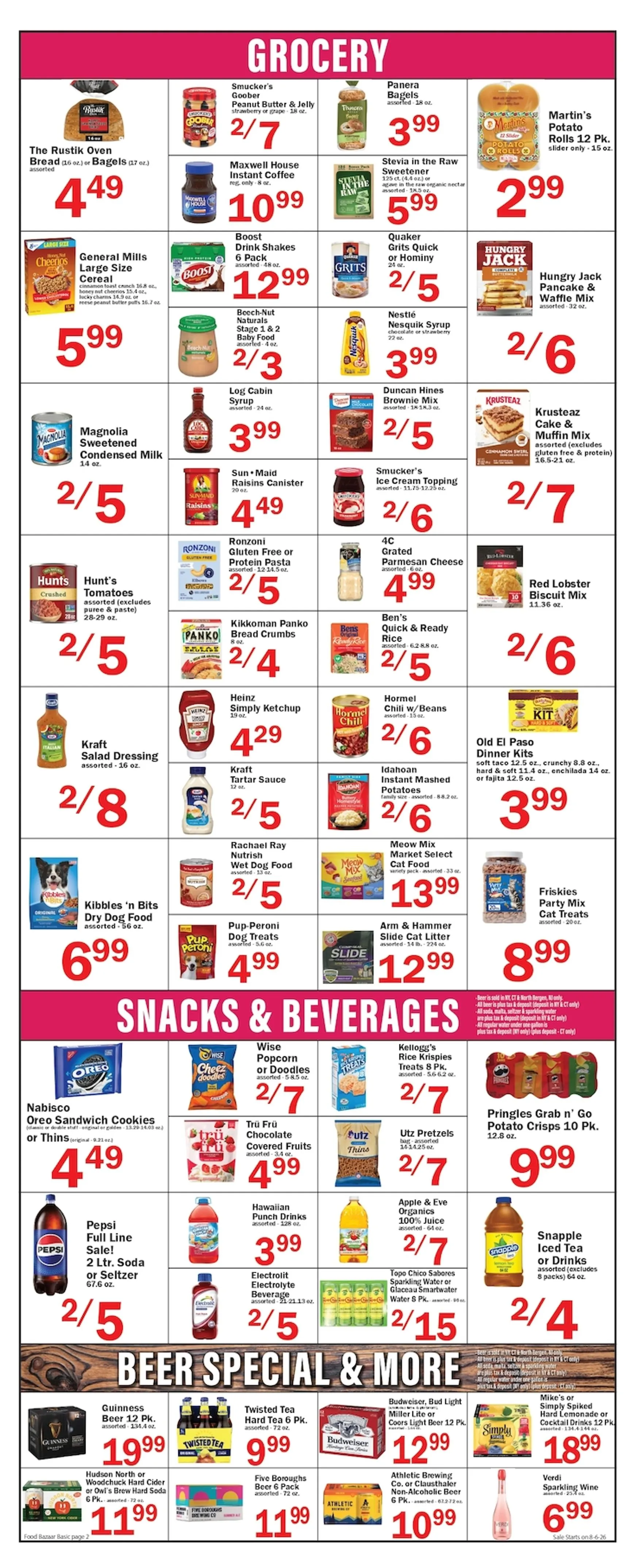 Weekly ad Food Bazaar Supermarket - Back to School from August 6 to August 12 2026 - Page 2