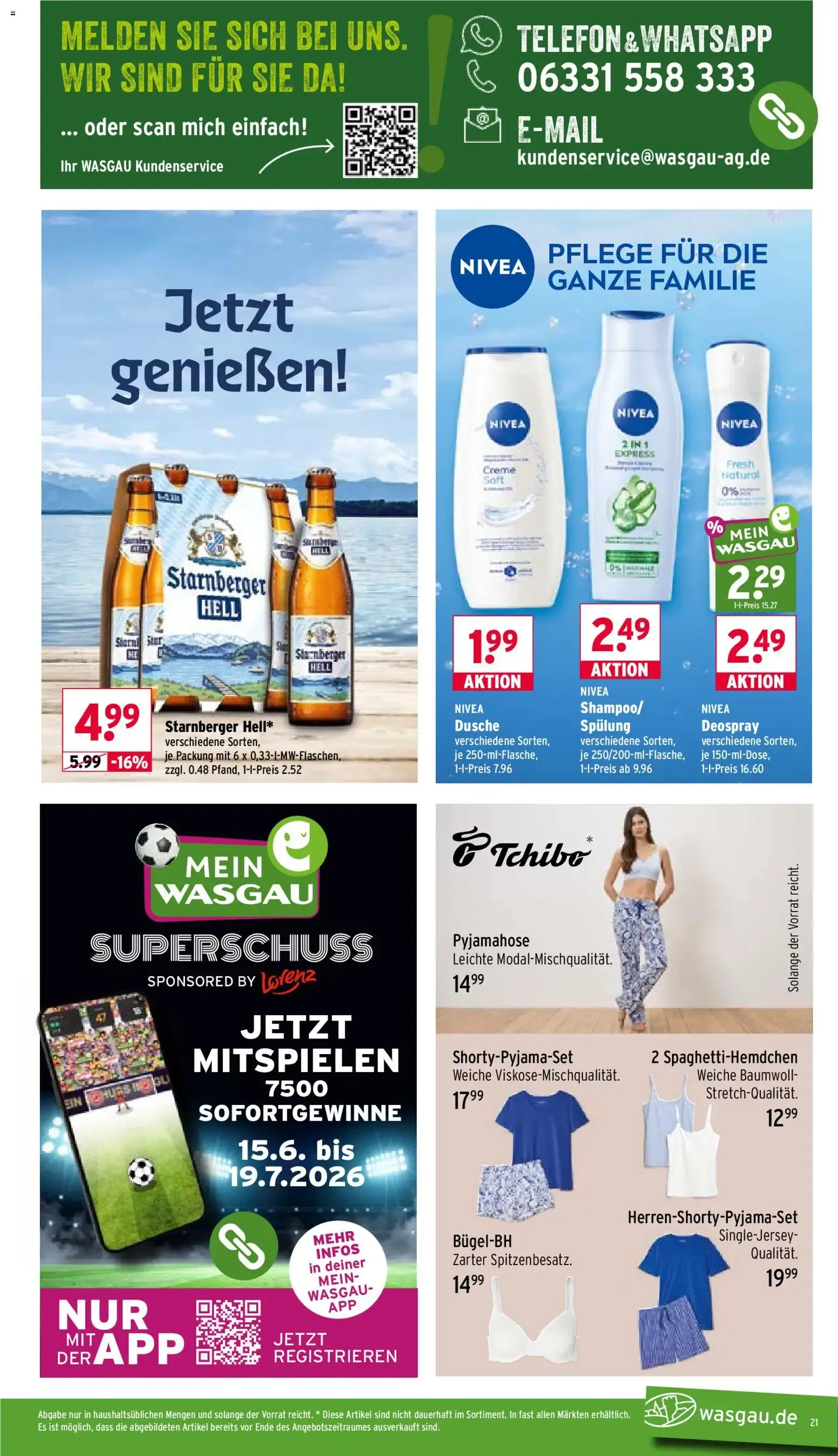 Wasgau Prospekt (ab 06.07.2026) zum Blättern von 6. Juli bis 11. Juli 2026 - Prospekt seite 21