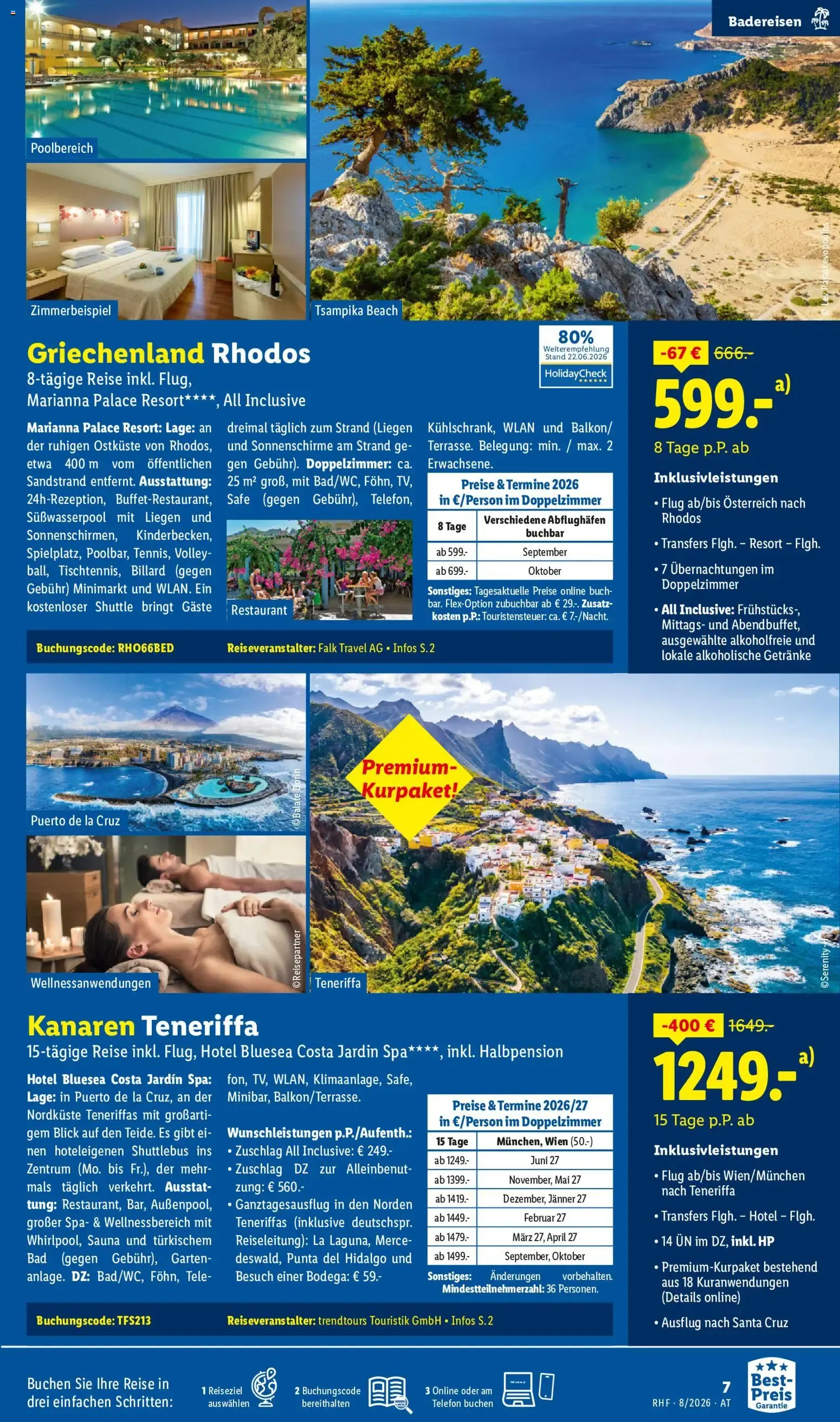 Lidl Reisen - Traumurlaub & Winter-Special Disneyland von 29. Juli bis 31. August 2026 - Flugblätt seite 7