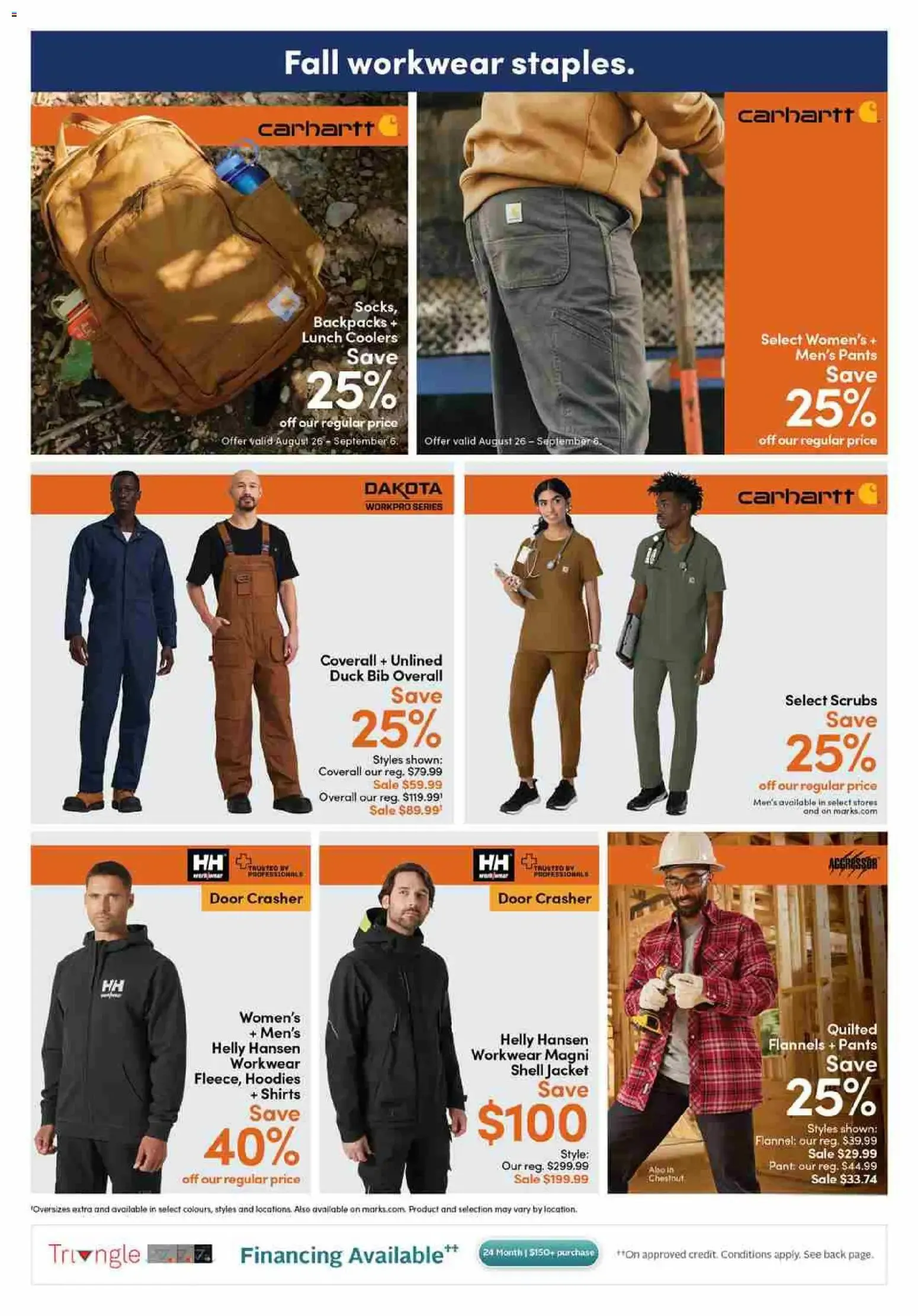 Mark's weekly flyer / circulaire from Aug 27, 2026 > weekly specials & deals from August 27 to September 9 2026 - flyer page 5