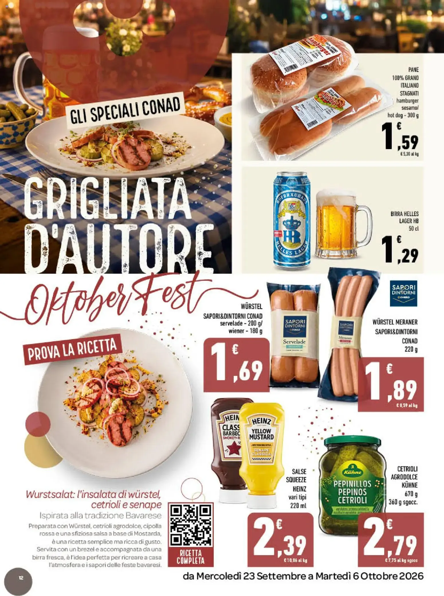 Gli Speciali Conad: Grigliata d'Autore Oktober Fest da 23 settembre a 6 ottobre di 2026 - Pagina del volantino 12