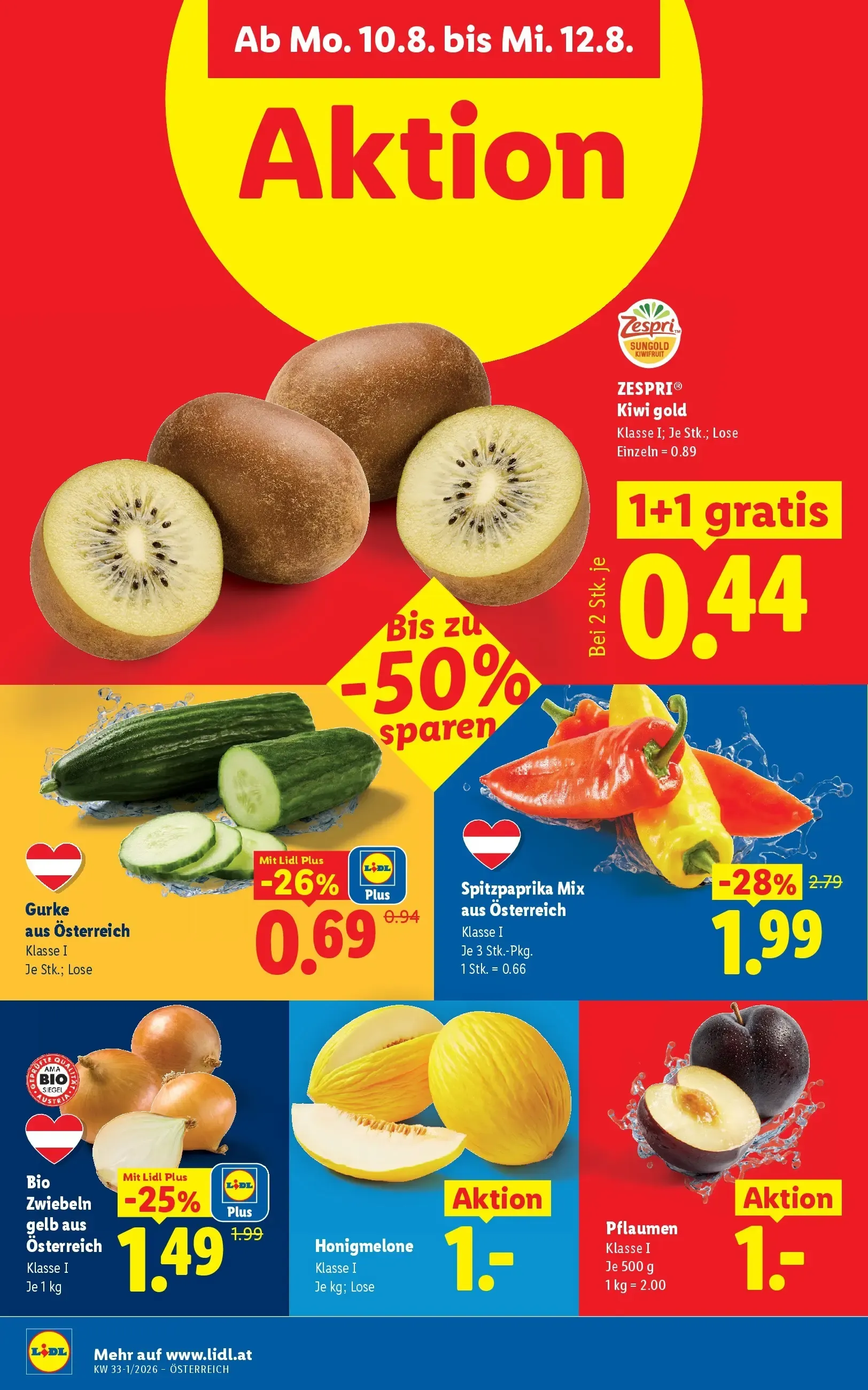 Lidl Plus Österreichs günstigste Preise von 6. August bis 8. August 2026 - Flugblätt seite 39