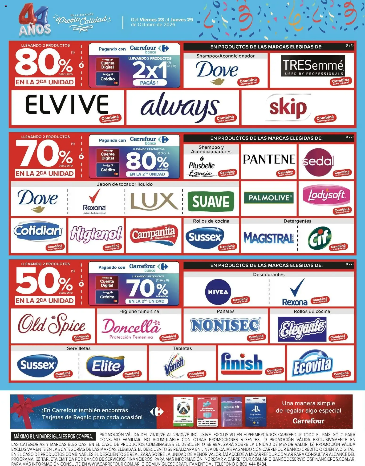 Ofertas de Carrefour: 4ta Semana de Festejos - 44 Años de Precio y Calidad 23 de octubre al 29 de octubre 2026 - Página 15 del catálogo
