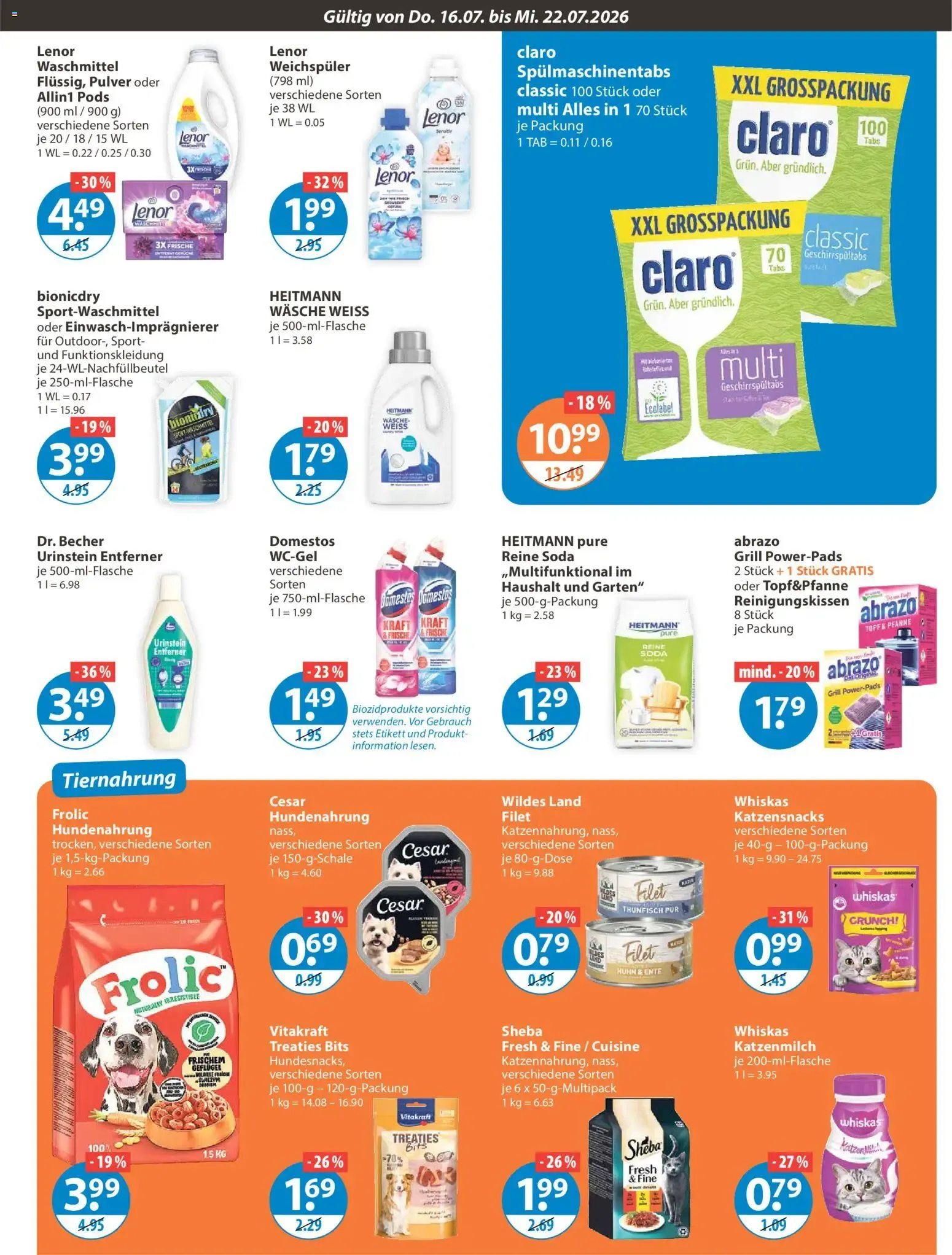 Angebote V-Markt Angebote (ab 16.07.2026) von 16. Juli bis 22. Juli 2026 - Prospekt seite 11