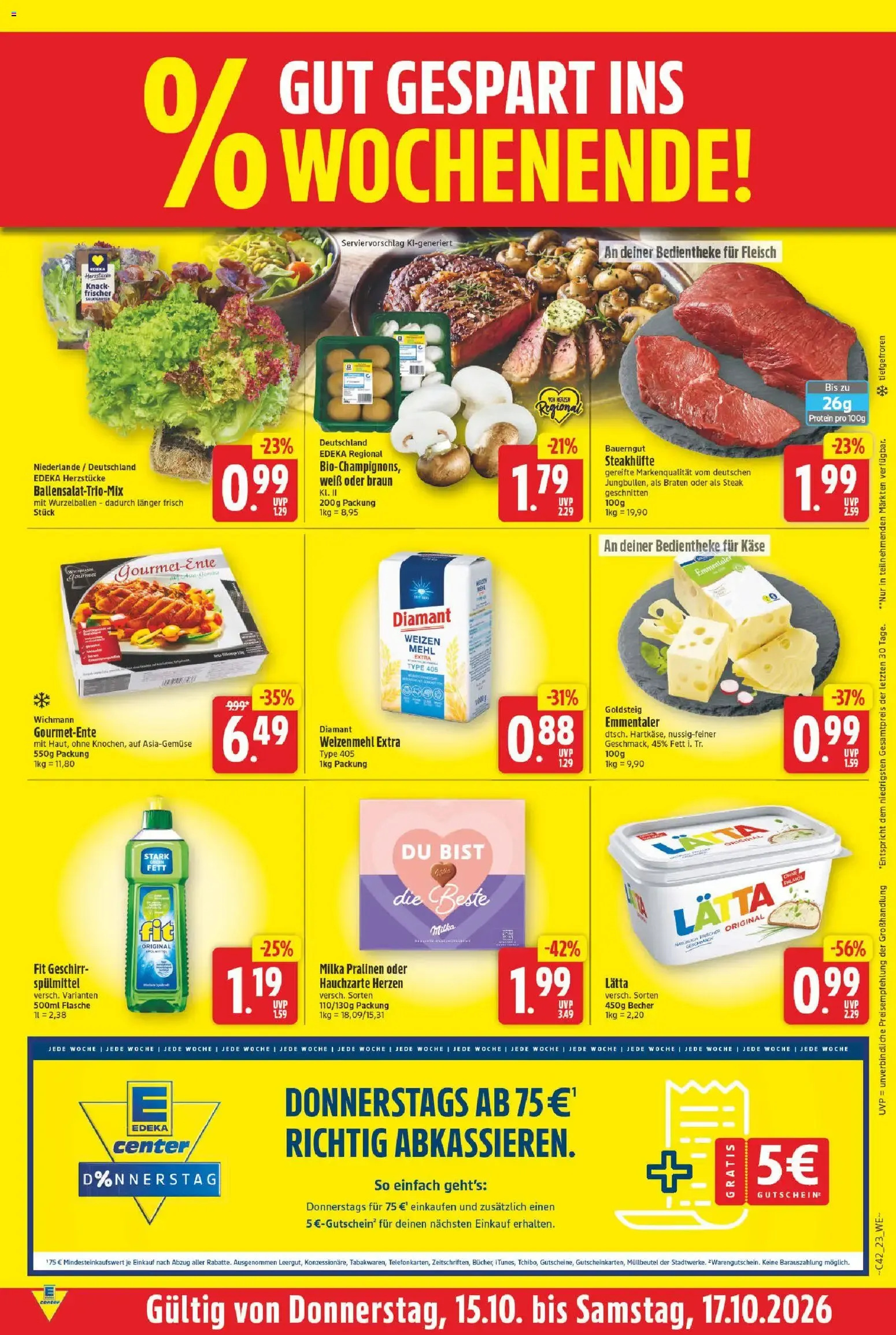 E center Prospekt (ab 12.10.2026) zum Blättern von 12. Oktober bis 17. Oktober 2026 - Prospekt seite 26