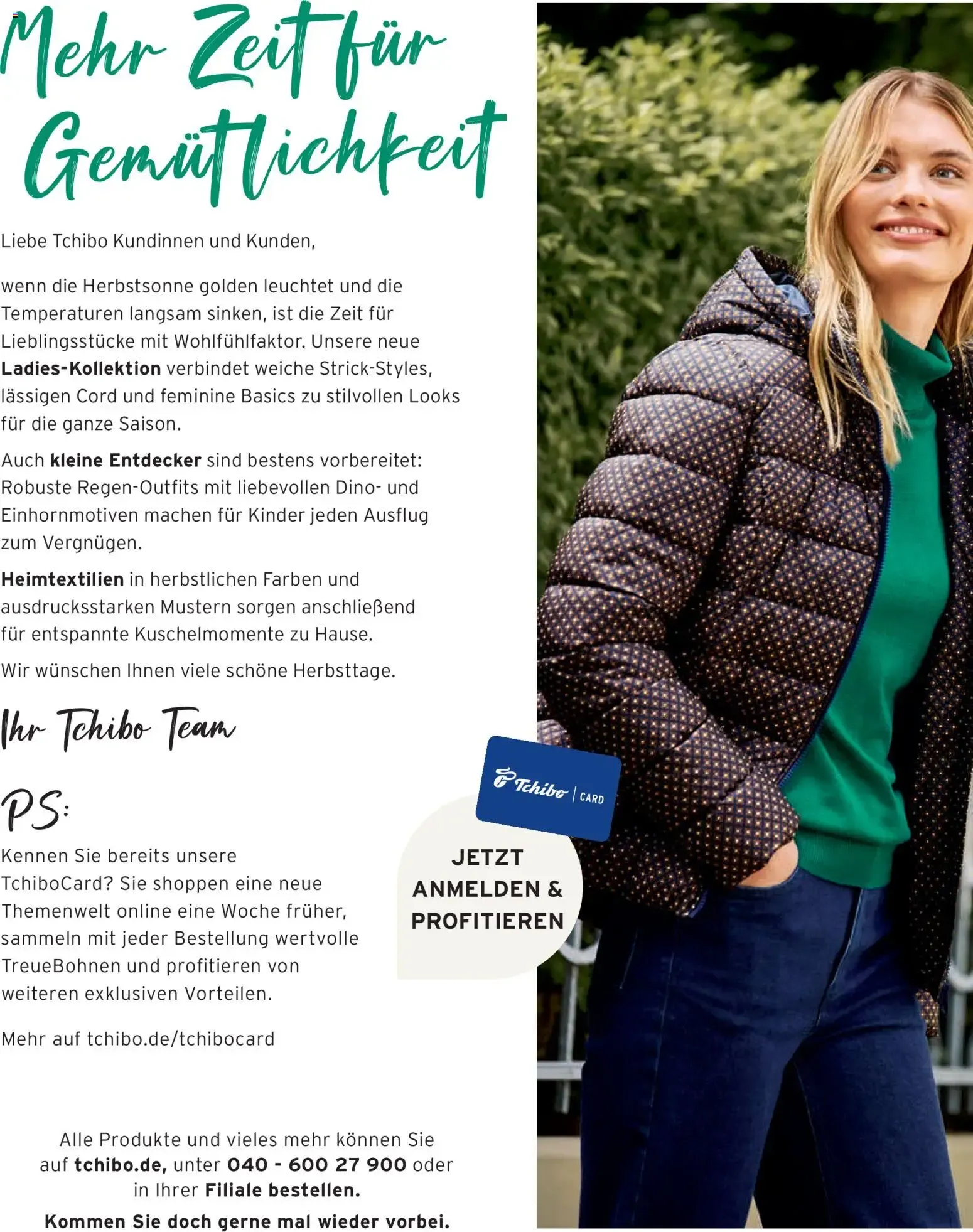 Tchibo Katalog Herbst vom 11.09.2026 – Angebote online von 11. September bis 30. November 2026 - Prospekt seite 2