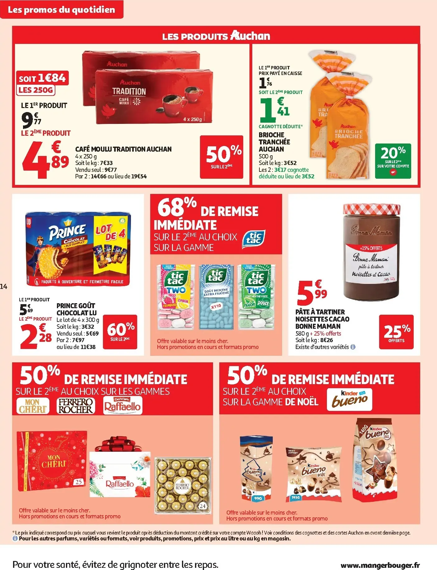 Current Auchan Supermarché leaflet valid from du mardi 20/10/2026 to du samedi 24/10/2026 du 20 octobre au 24 octobre 2026 - Catalogue page 14