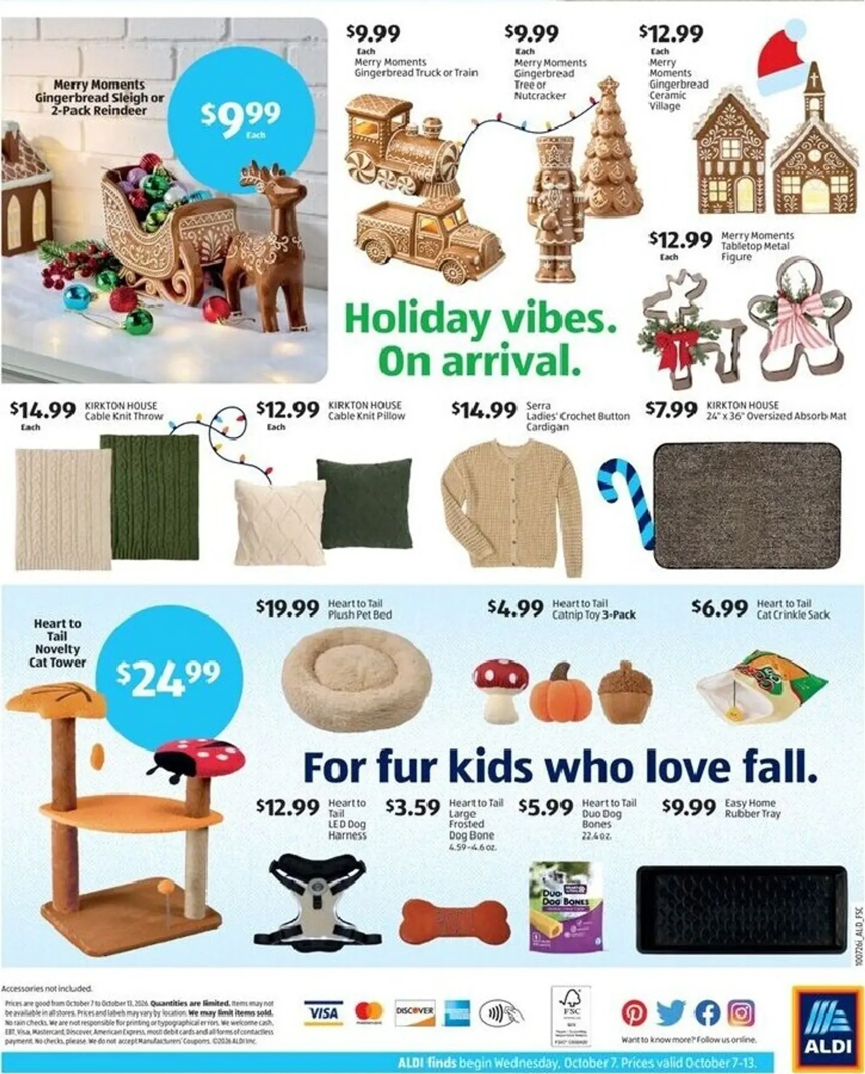 Weekly promotion Current ALDI leaflet valid from Wednesday 10/07/2026 to Tuesday 10/13/2026 spanning from October 7 to October 13 2026 - Page 4 for Catalogue 365