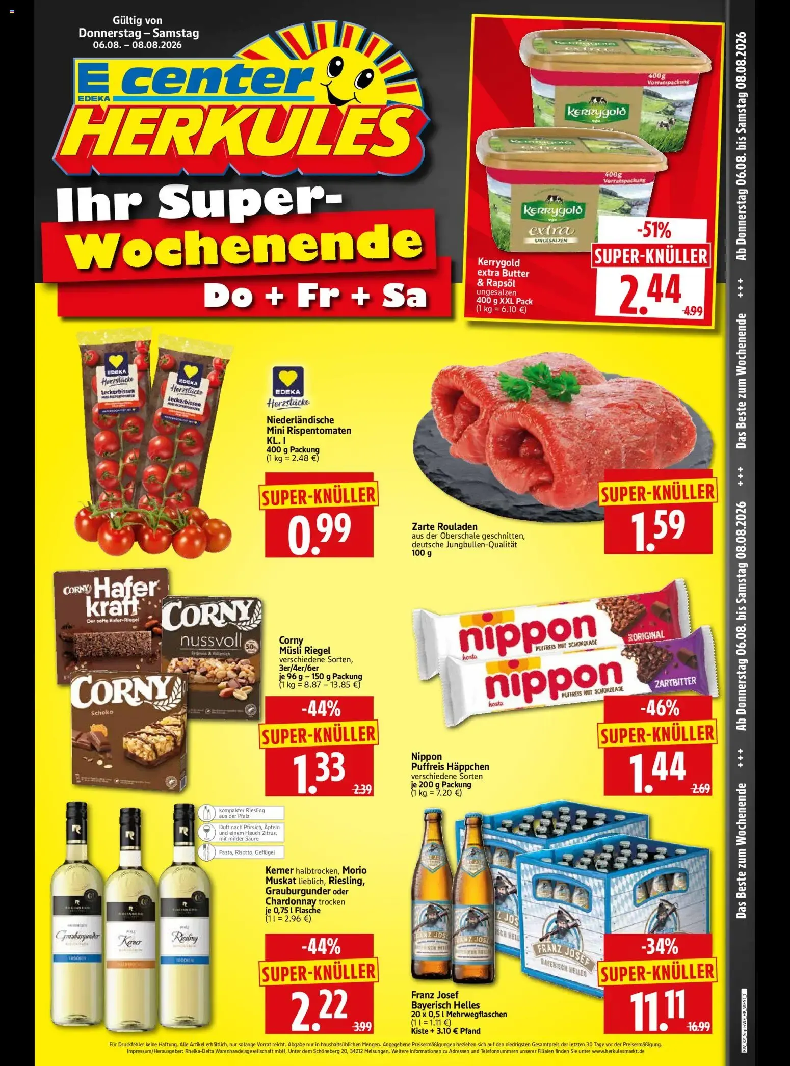 HERKULES Sonderbeilage (ab 06.08.2026) zum Blättern von 6. August bis 8. August 2026 - Prospekt seite 1
